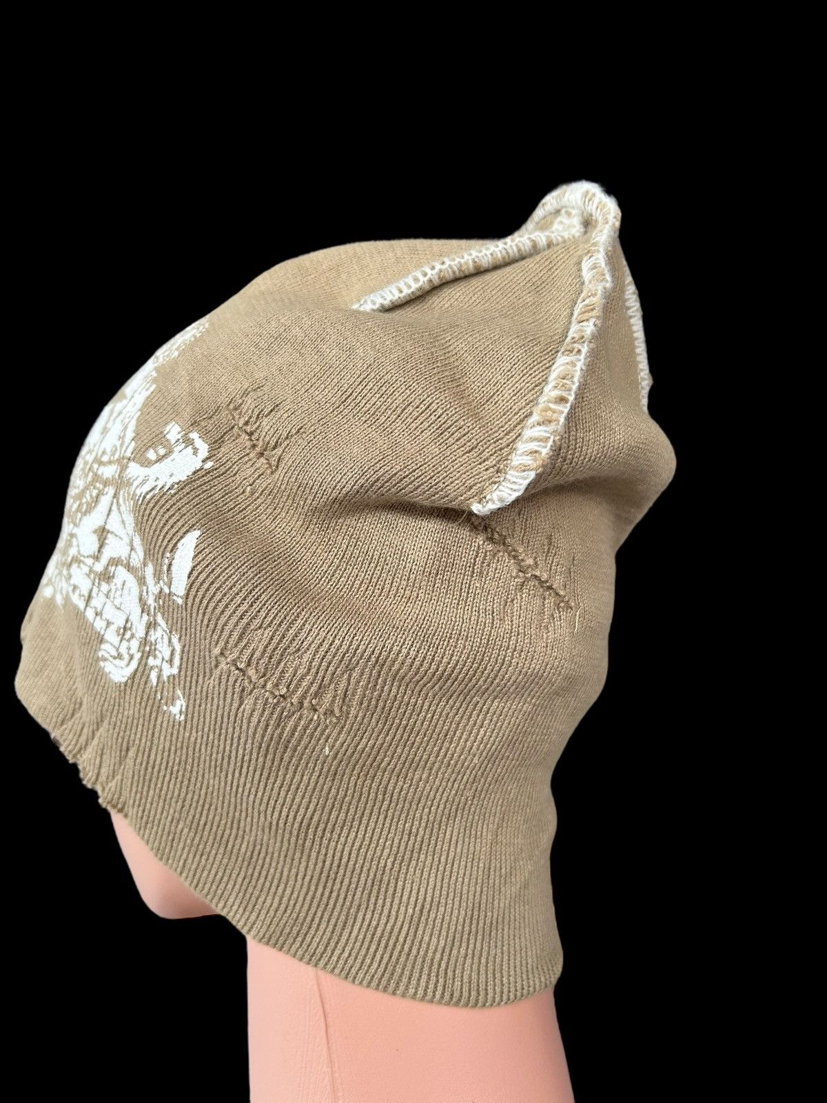 Japanese Brand × Kapital × Vintage Japanese Distressed Punk Bondage Style Beanie Hats Size ONE SIZE - 9 Thumbnail