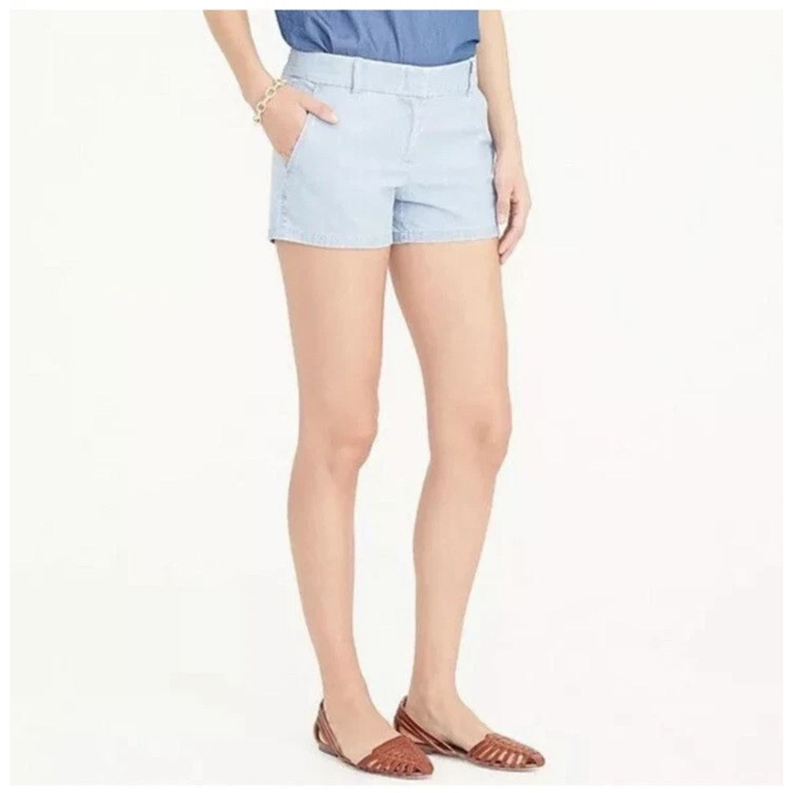 J.Crew J Crew Women classic Echo Blue Wash Size 4 A000947 Size 27" / US 4 / IT 40 - 1 Thumbnail