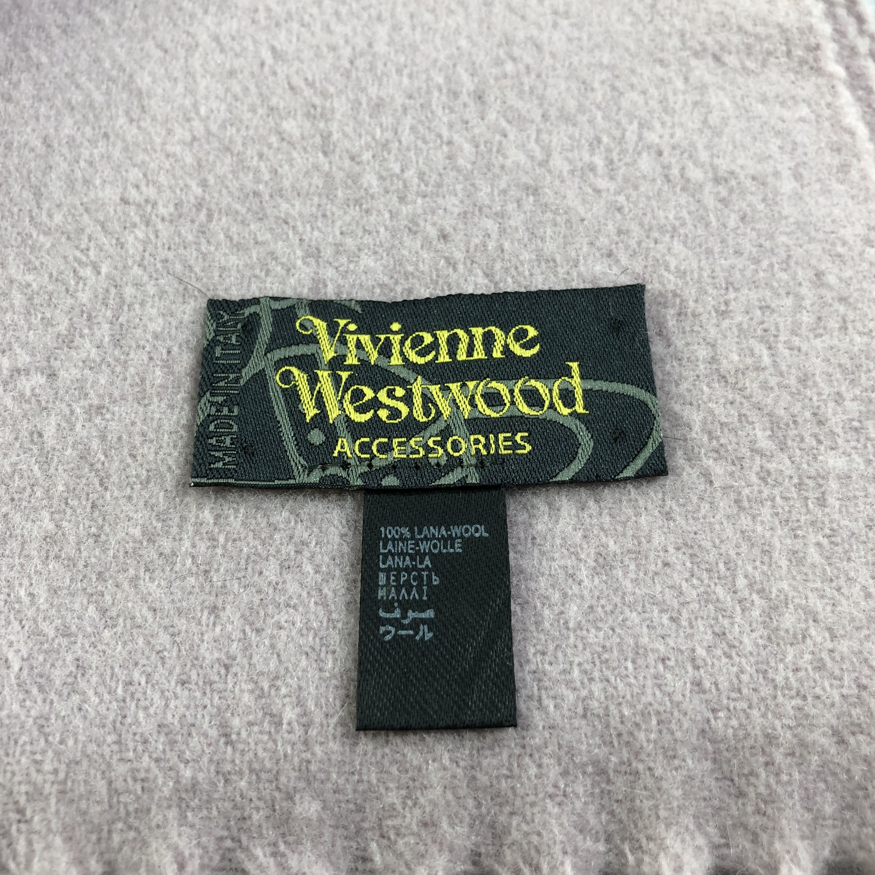 Vivienne Westwood Vivienne Westwood Wool Scarf Muffler V07 Size ONE SIZE - 5 Thumbnail