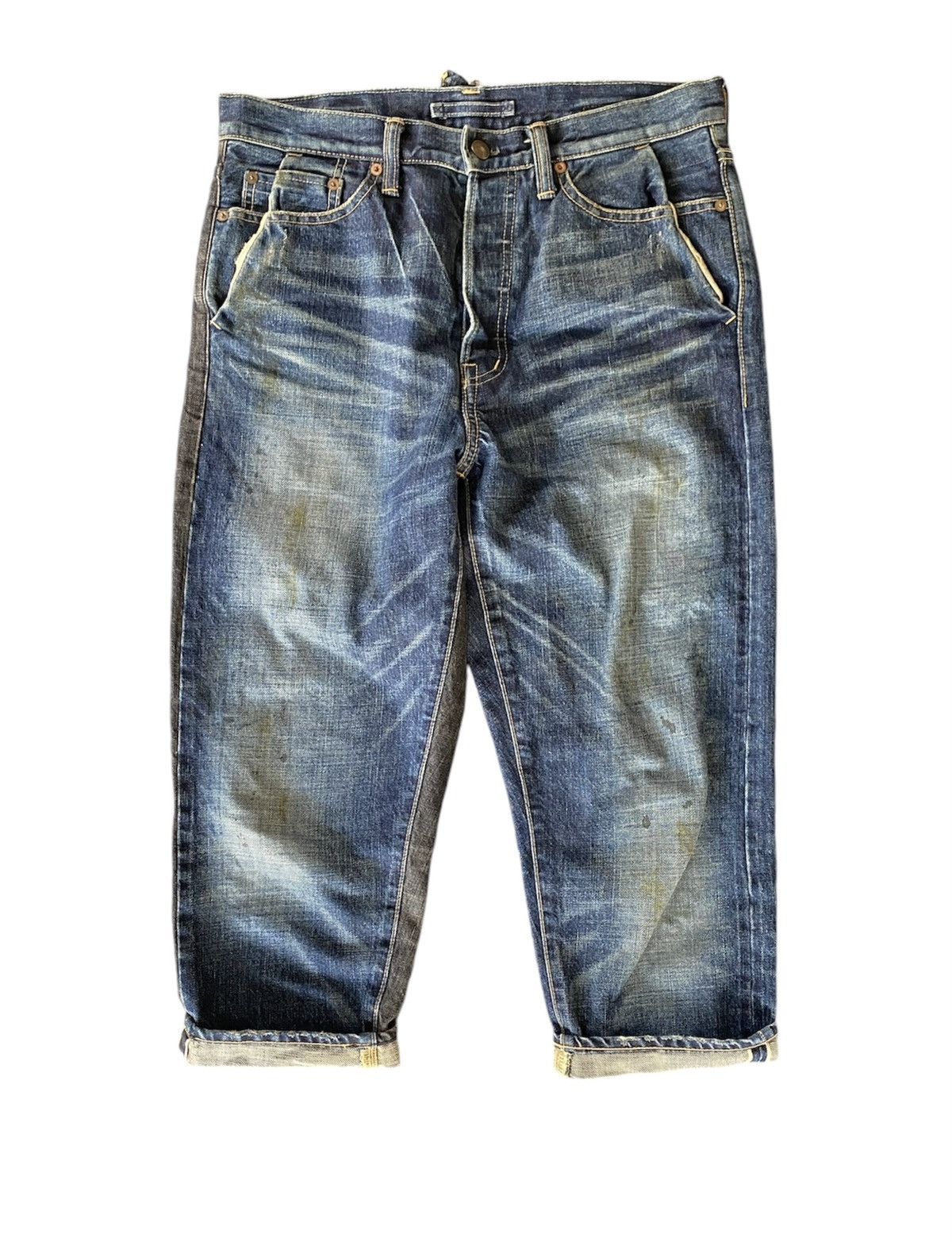 2000s Hybrid crop selvage denim