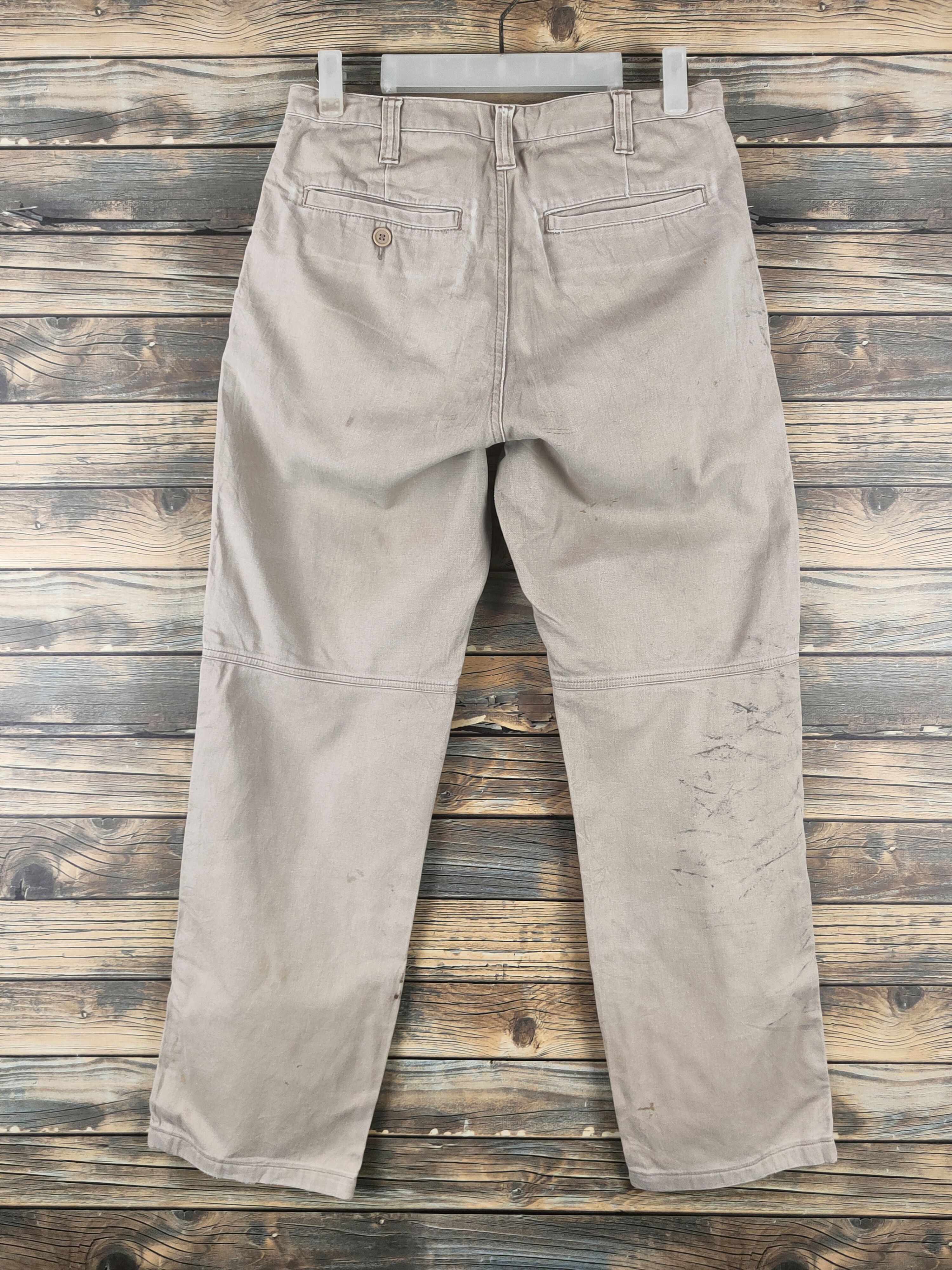 Japanese Brand DL Japanese Brand Ivory Multipocket Casual Pants #46-343 Size US 28 / EU 44 - 7 Thumbnail