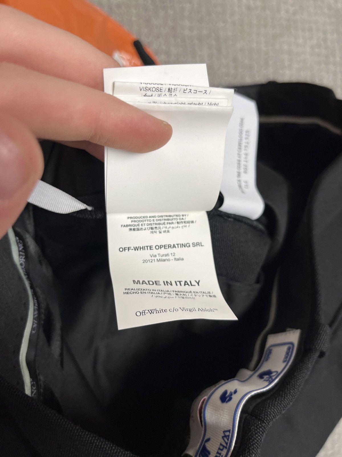 Off-White Off White Buckle Dry Wool Slim Pant Size US 32 / EU 48 - 5 Thumbnail