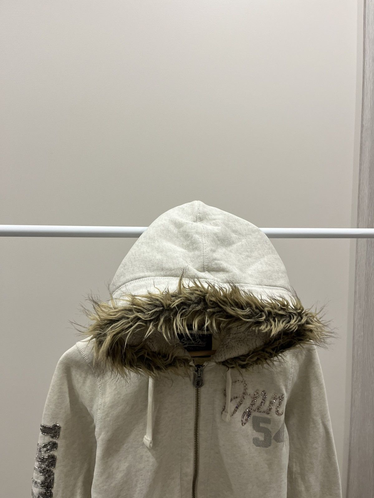 Superdry Y2K Superdry FUR IfSixWasNine Style AlaskaHoodie Japan Style Size M / US 6-8 / IT 42-44 - 2 Thumbnail