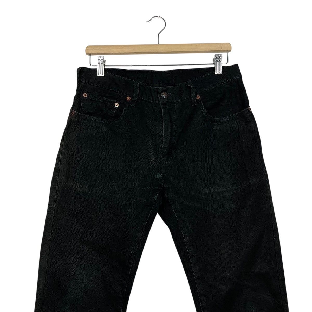 Levi's Vintage Y2k Levis Black Denim Jeans Size US 32 / EU 48 - 3 Thumbnail