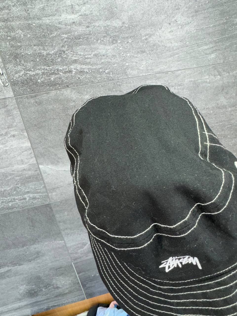 Our Legacy × Stussy Stussy x Our Legacy Recycled Twill Bucket Hat Black Size 36 - 6 Thumbnail