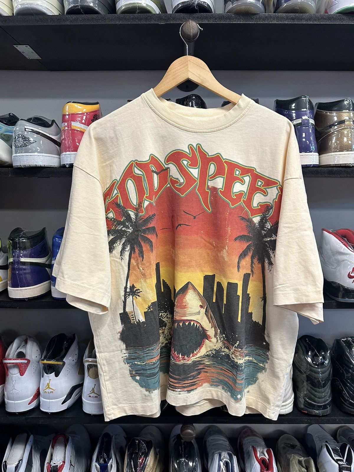 Godspeed Godspeed shark t shirt new mens large Size US L / EU 52-54 / 3 - 1 Thumbnail