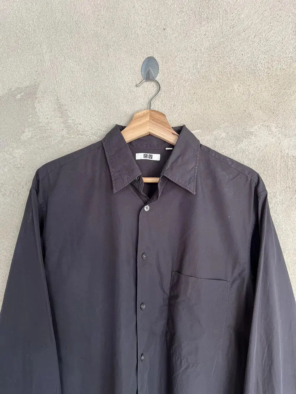Christophe Lemaire Japanese Brand Uniqlo X Christophe Lemaire Plain Shirt Size US L / EU 52-54 / 3 - 3 Thumbnail