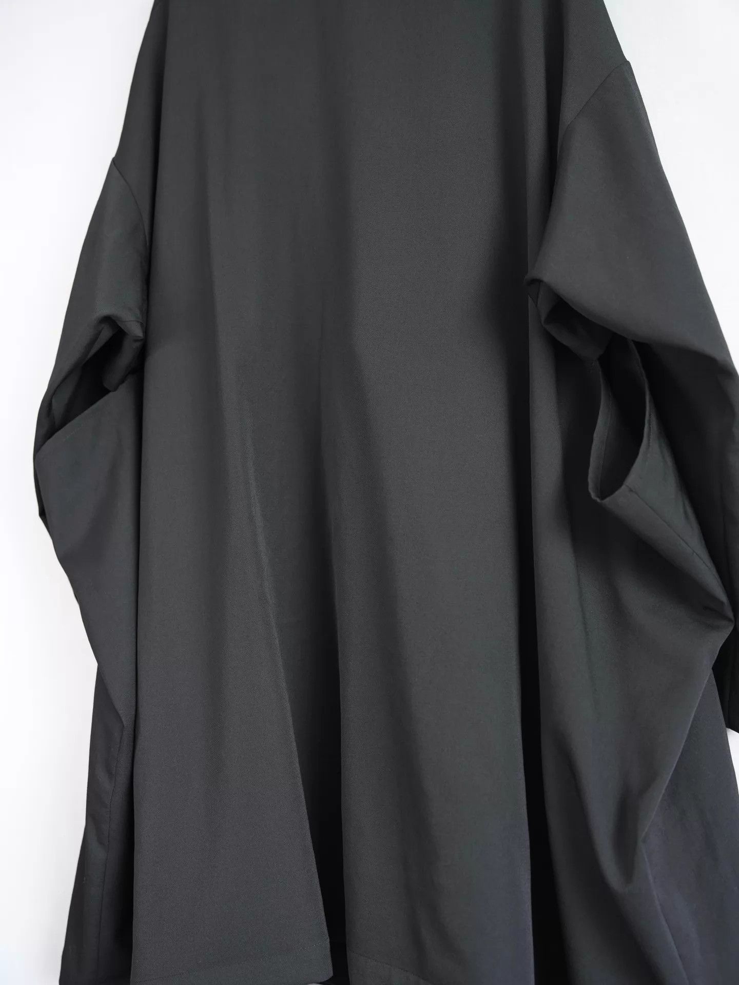 Yohji Yamamoto Yohji Yamamoto 21AW Pleated Wool Wide Coat Size 2 Size US M / EU 48-50 / 2 - 8 Thumbnail