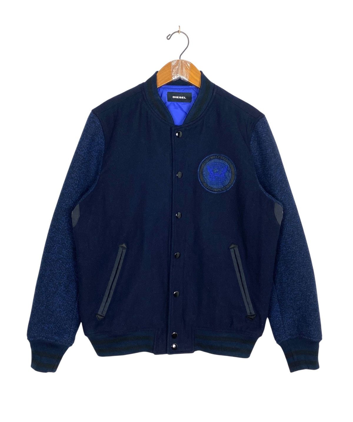 Diesel Rare‼️ Diesel Wool Varsity Bomber Jacket Size US M / EU 48-50 / 2 - 1 Thumbnail