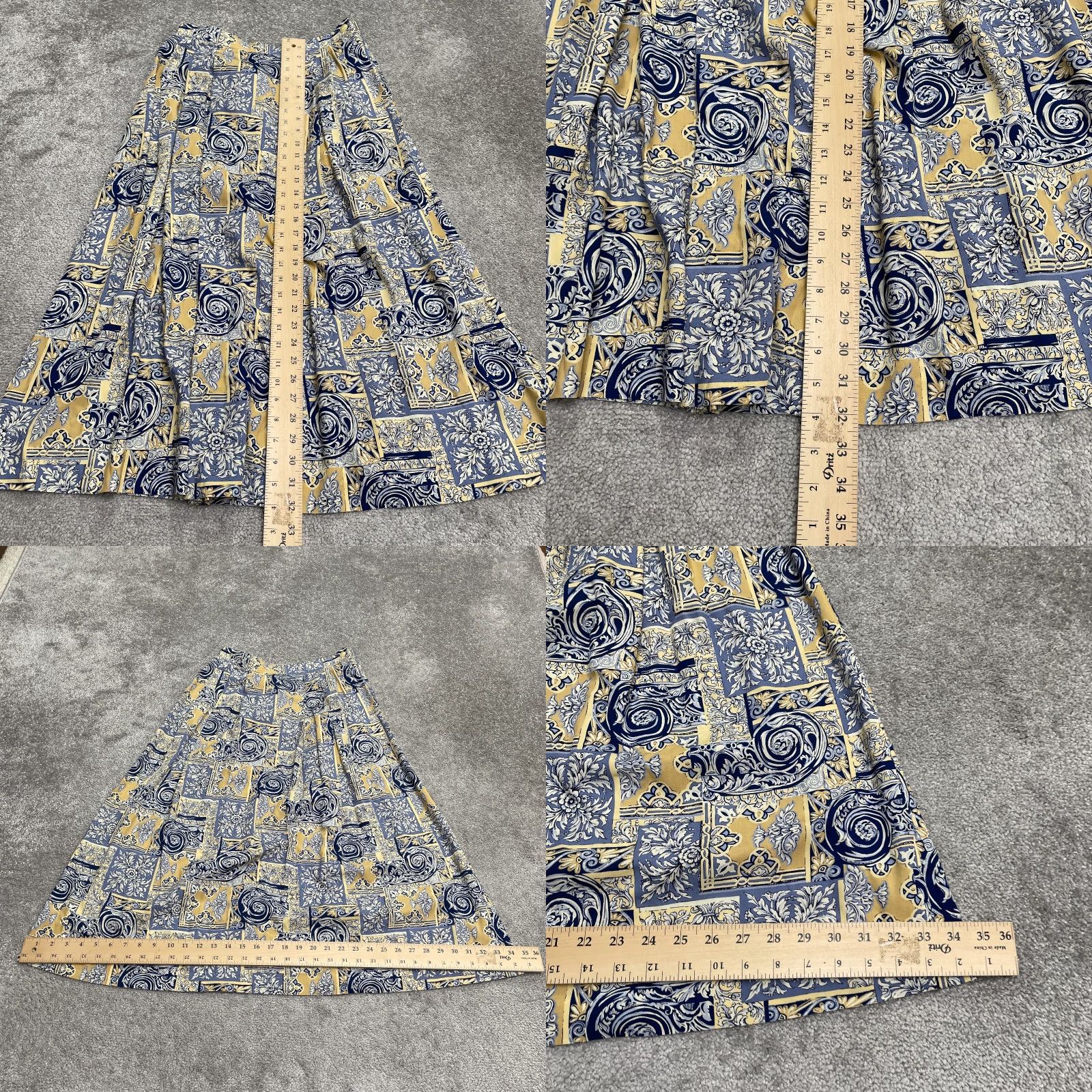 Pendleton Pendleton Vintage Set Of 2 Pleated Skirt Blouse Women 10 Multi Floral Coordinate Size L / US 10 / IT 46 - 10 Thumbnail