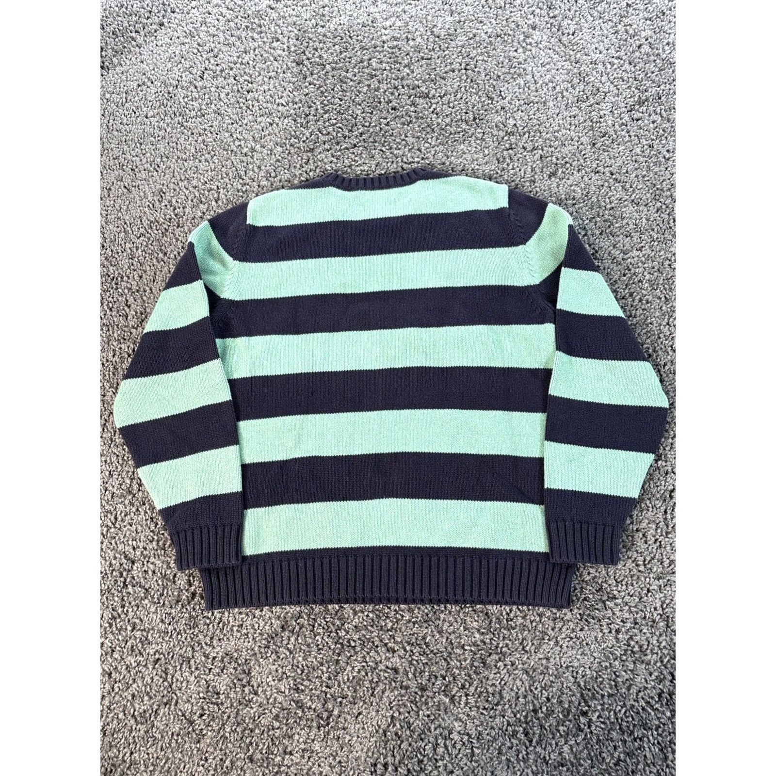 Lands' End VINTAGE Lands' End Sweater Wool Knit Crew Neck Green M Womens Pullover 90s Boho Hipster Grunge Punk fall winter spring Size M / US 6-8 / IT 42-44 - 5 Thumbnail