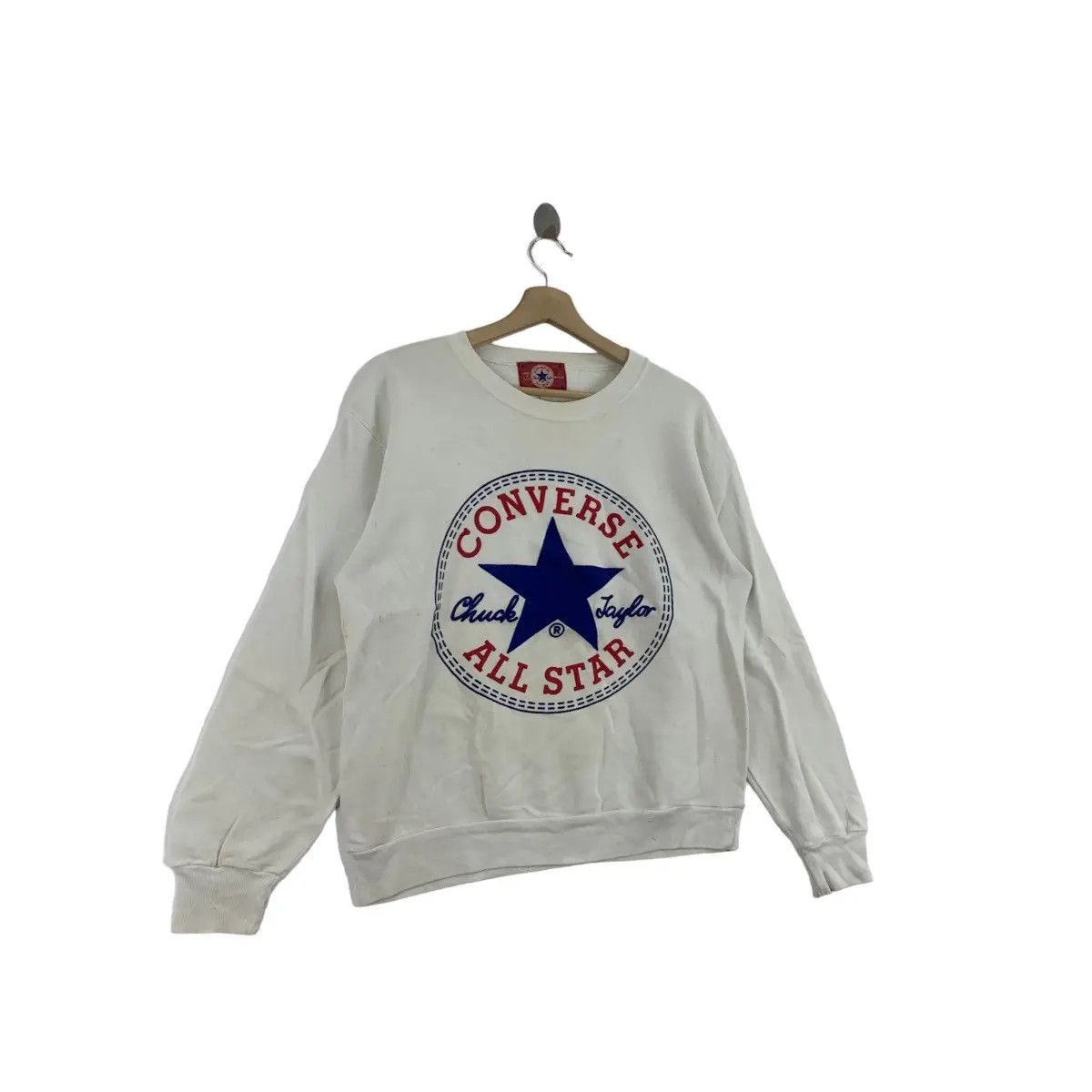 Converse Vtg CONVERSE ALL STAR Chuck Taylor Jack Purcell Sweatshirt Size M / US 6-8 / IT 42-44 - 5 Thumbnail