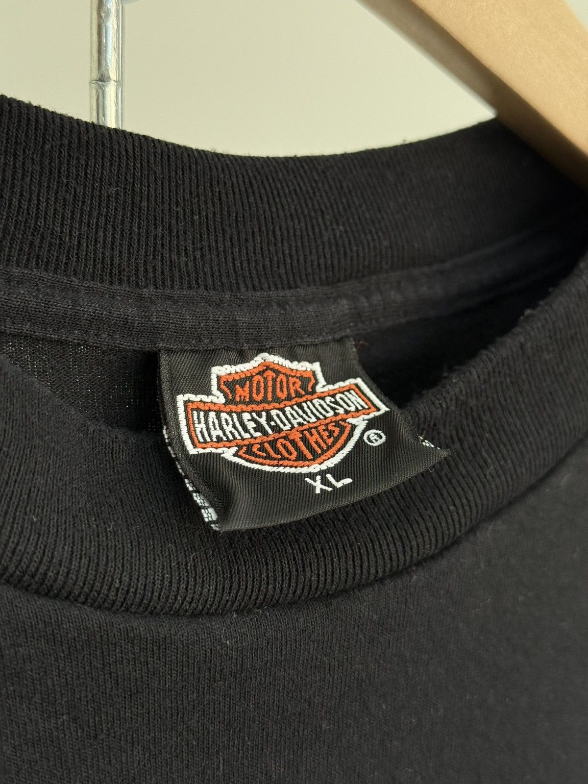 Harley Davidson × Vintage Vintage 1990 Harley Davidson 3D Emblem T-Shirt Size US XL / EU 56 / 4 - 6 Thumbnail