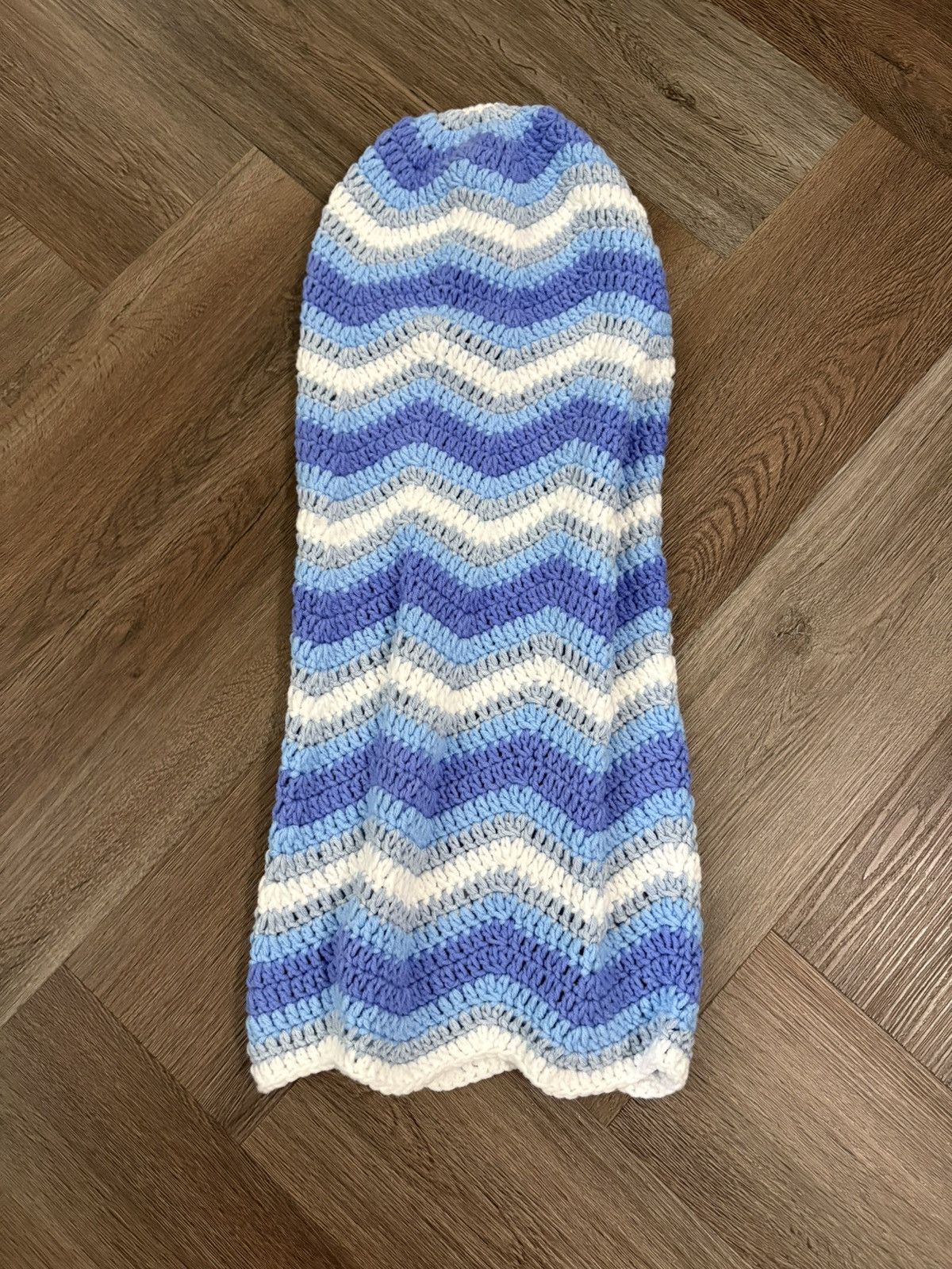 Japanese Brand Arkyve Oversized Beanie - Blue Size ONE SIZE - 1 Thumbnail