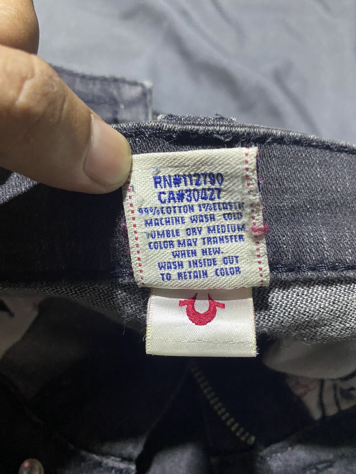 If Six Was Nine × True Religion × Vintage True Religion Women Flare Jeans Size 29" - 11 Thumbnail