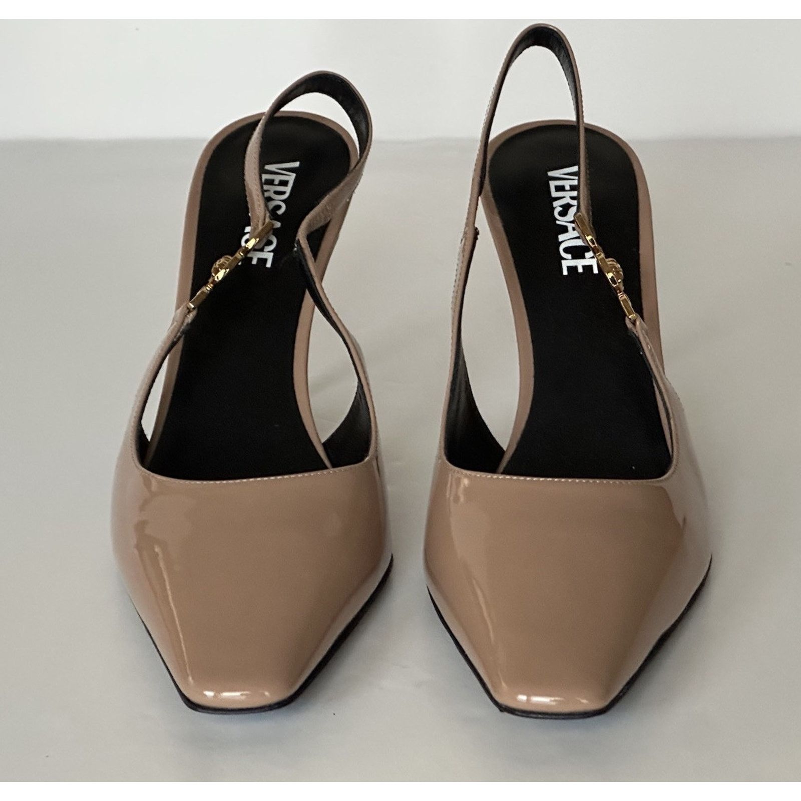 Versace Versace Sling Back Leather Pump Shoes Blush 11 US 1012428 Size US 11 / IT 41 - 2 Thumbnail