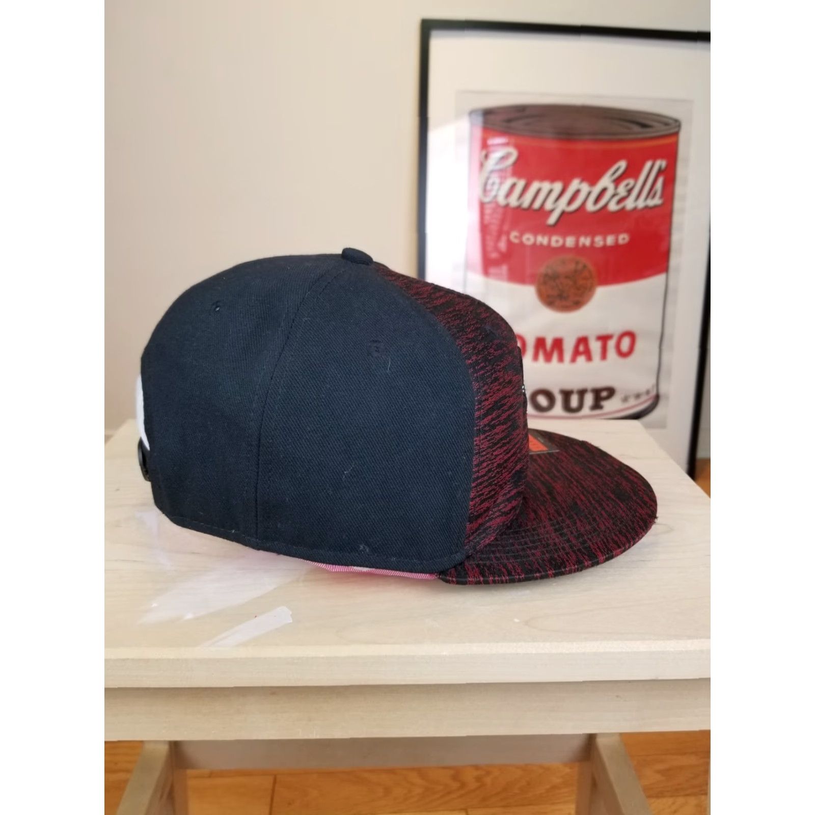 Nike VINTAGE Y2K NIKE KOBE BRYANT MAMBA SHIELD SNAPBACK HAT Mens One Size Red Cotton Snapback Hat Size ONE SIZE - 5 Thumbnail