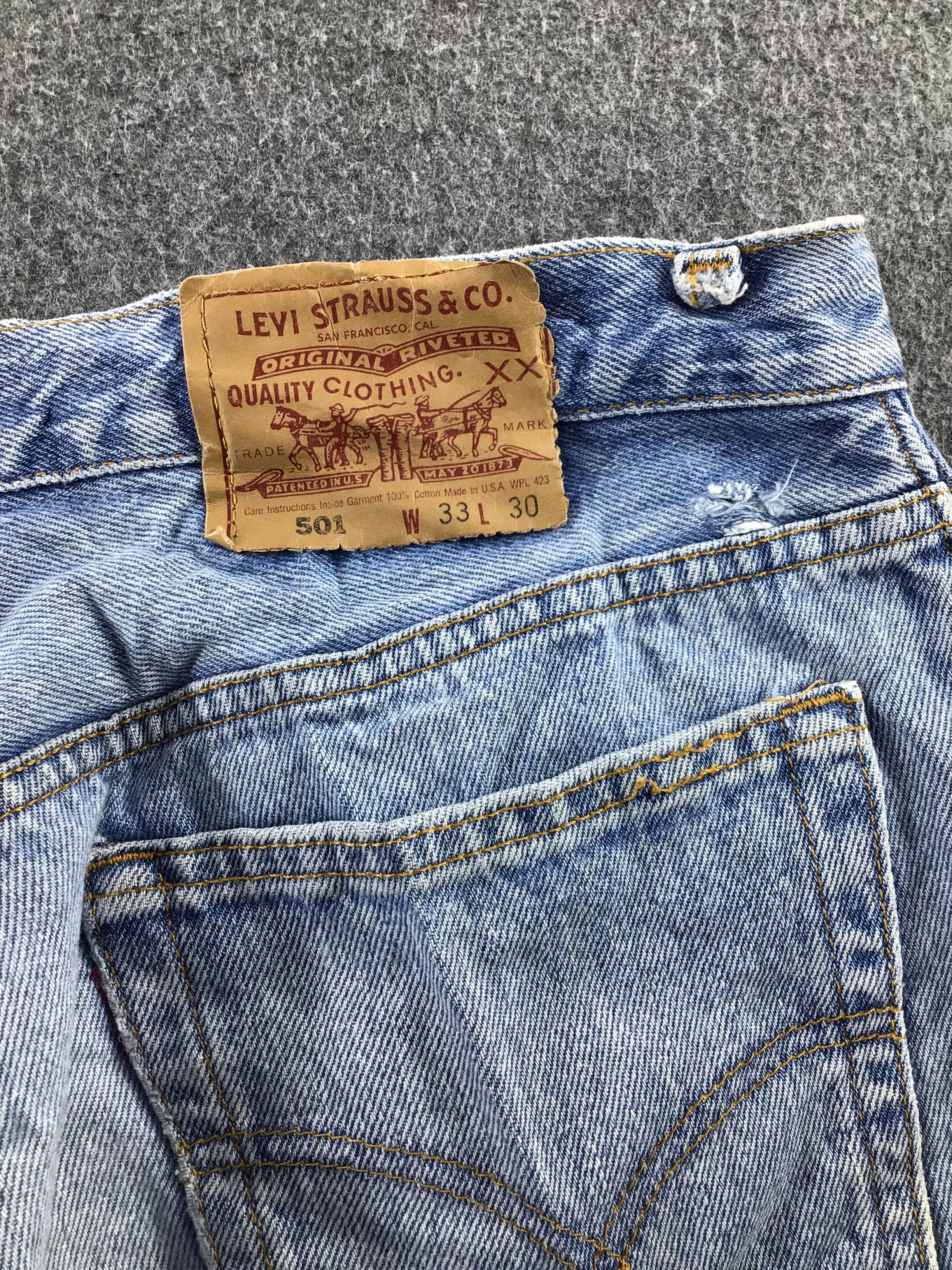 Levi's × Vintage Vintage 90s Levis 501 Jeans-JM271 Size US 32 / EU 48 - 6 Thumbnail