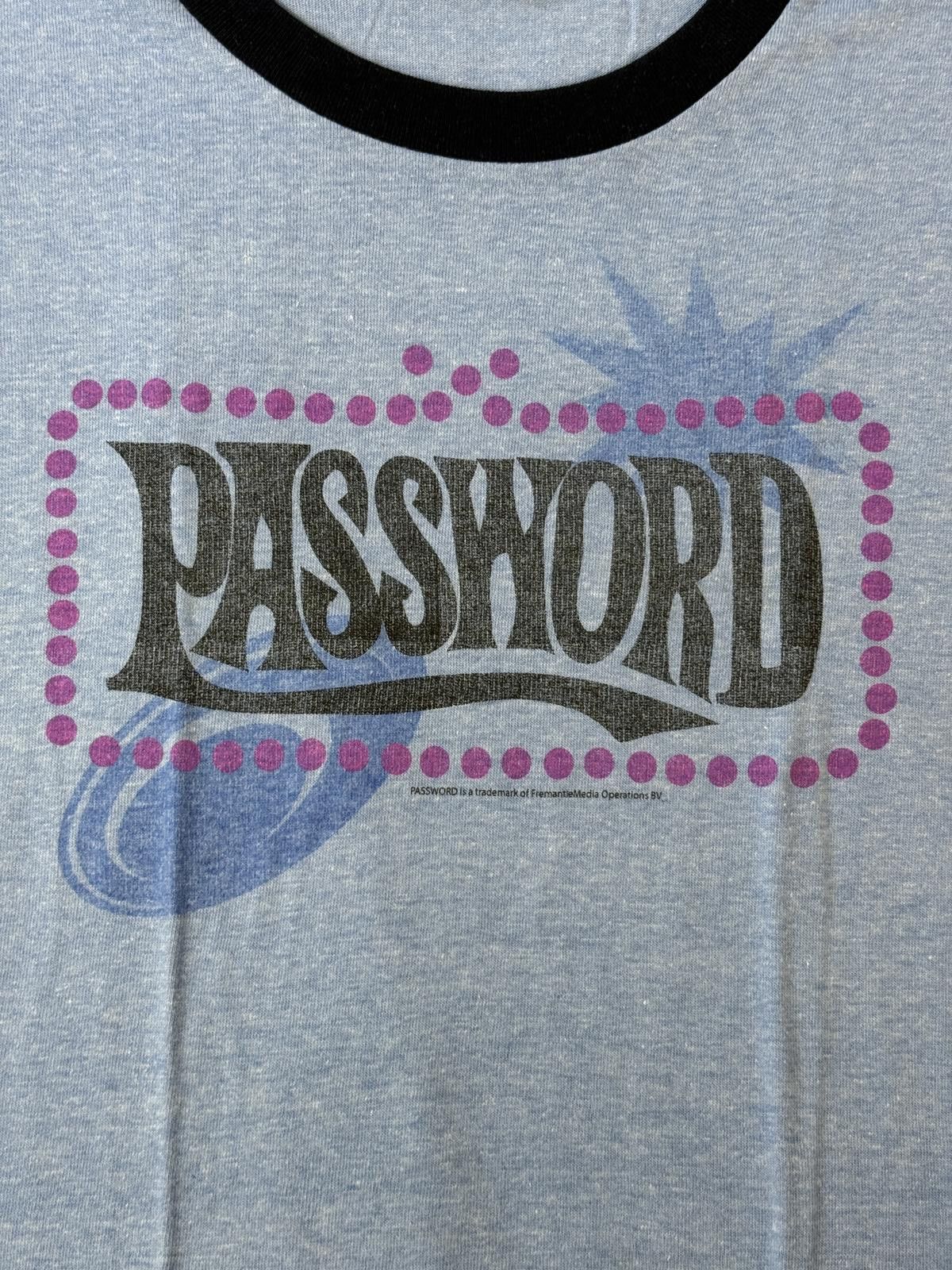 Designer VTG Ringer Password Gameshow Tee - Made in USA - M Size US M / EU 48-50 / 2 - 3 Thumbnail