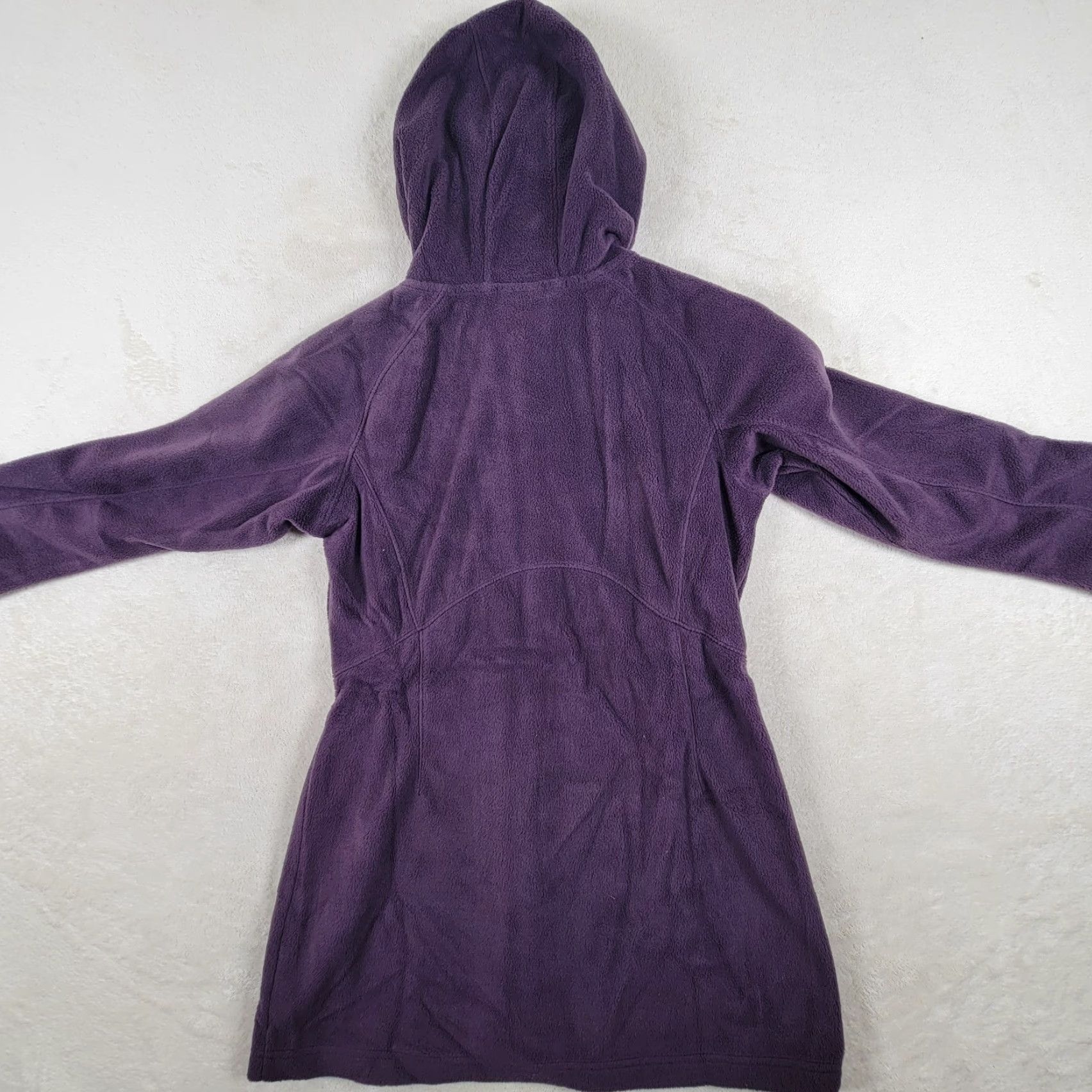 Vintage Columbia Women Indigo Fleece Hooded Zip Up Sweater Jacket Small Blue Hooded Fleece Womens SZ S Size S / US 4 / IT 40 - 3 Thumbnail