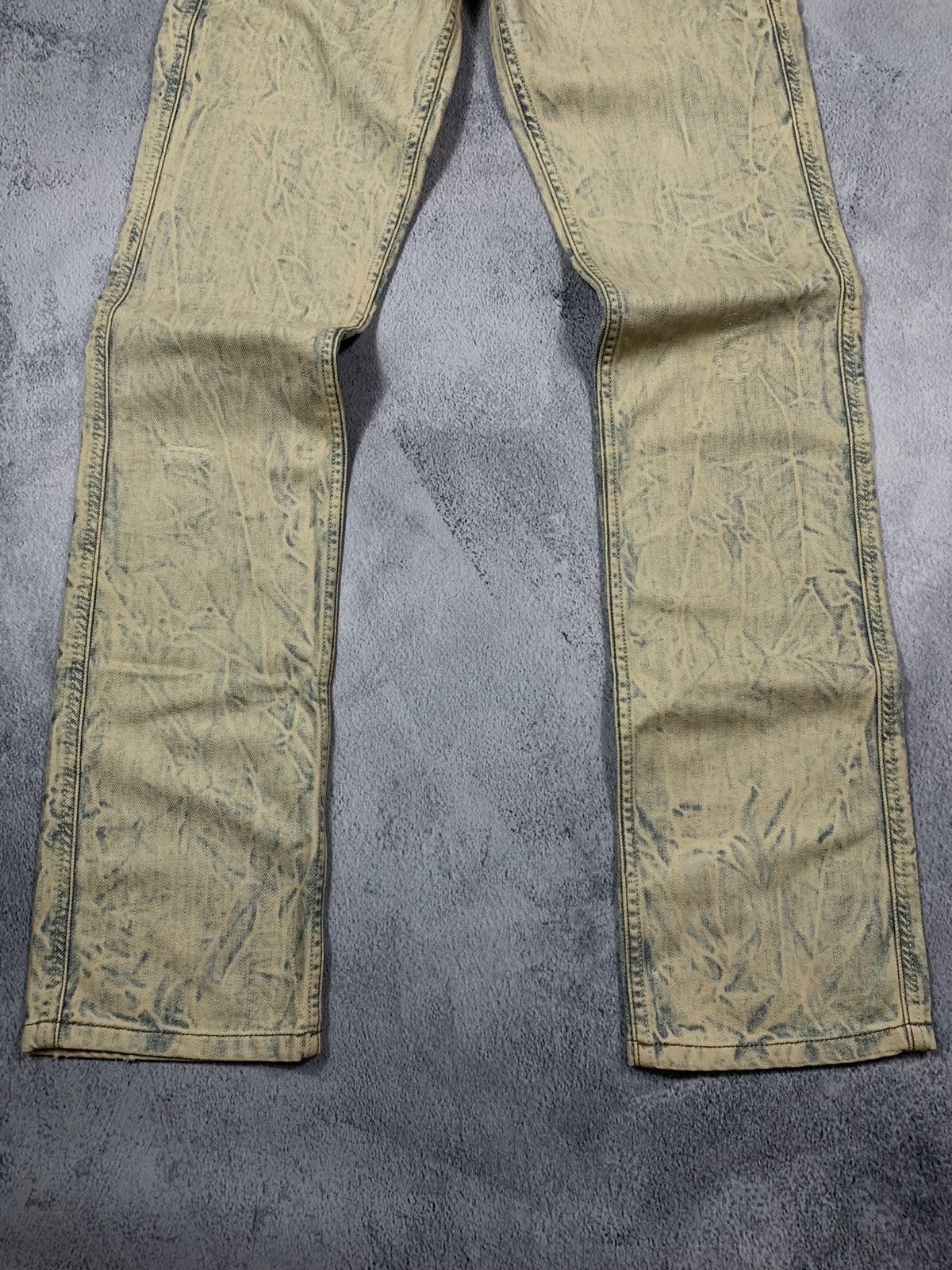 Japanese Brand × Vintage Vintage Y2K Japanese faded denim low rise jeans avantgarde Size 27" / US 4 / IT 40 - 7 Thumbnail