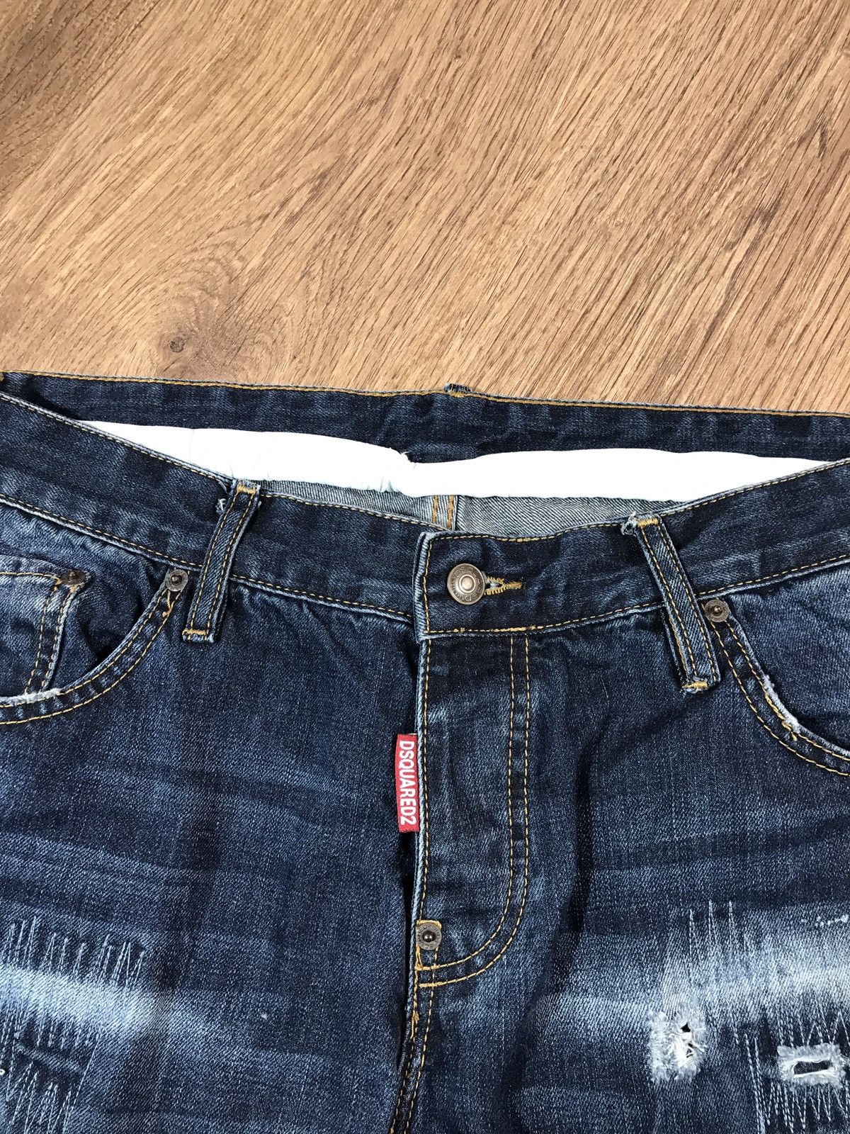 Dsquared2 🇮🇹Dsquared2 Distressed Jeans Made in Italy Size US 34 / EU 50 - 8 Thumbnail