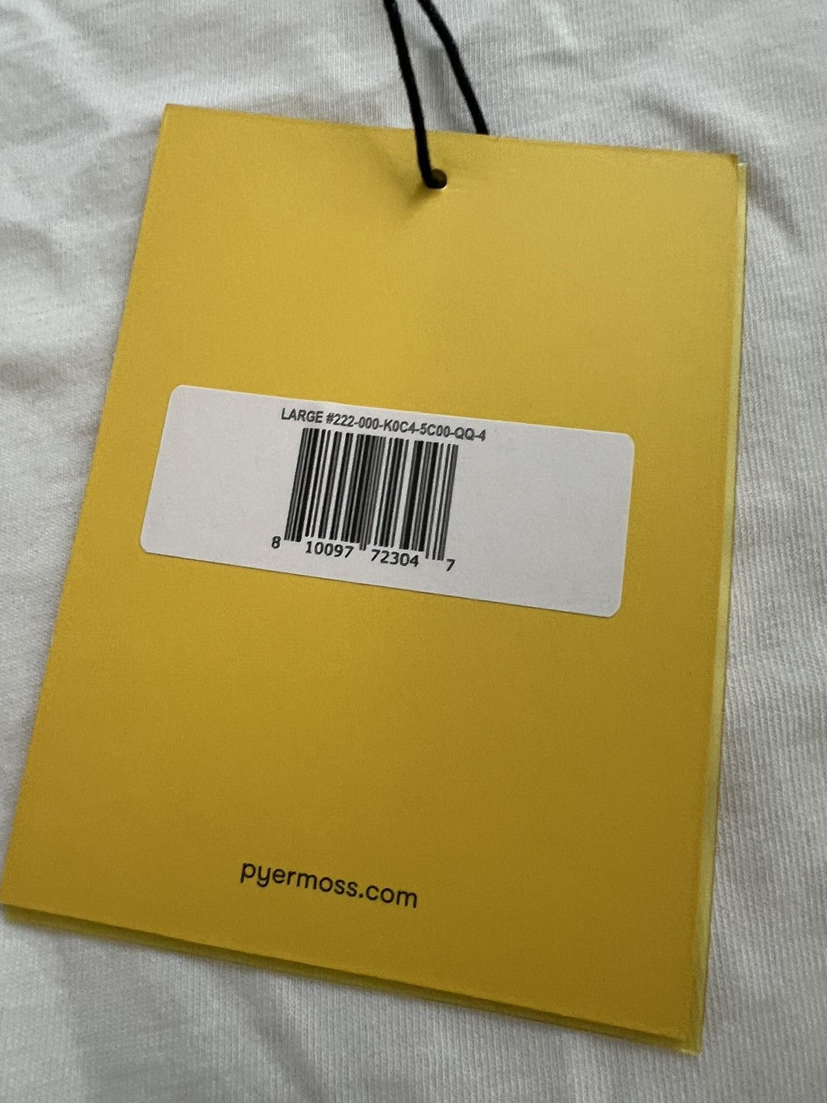 Pyer Moss Pyer Moss Logo tee brand new Size US L / EU 52-54 / 3 - 4 Thumbnail