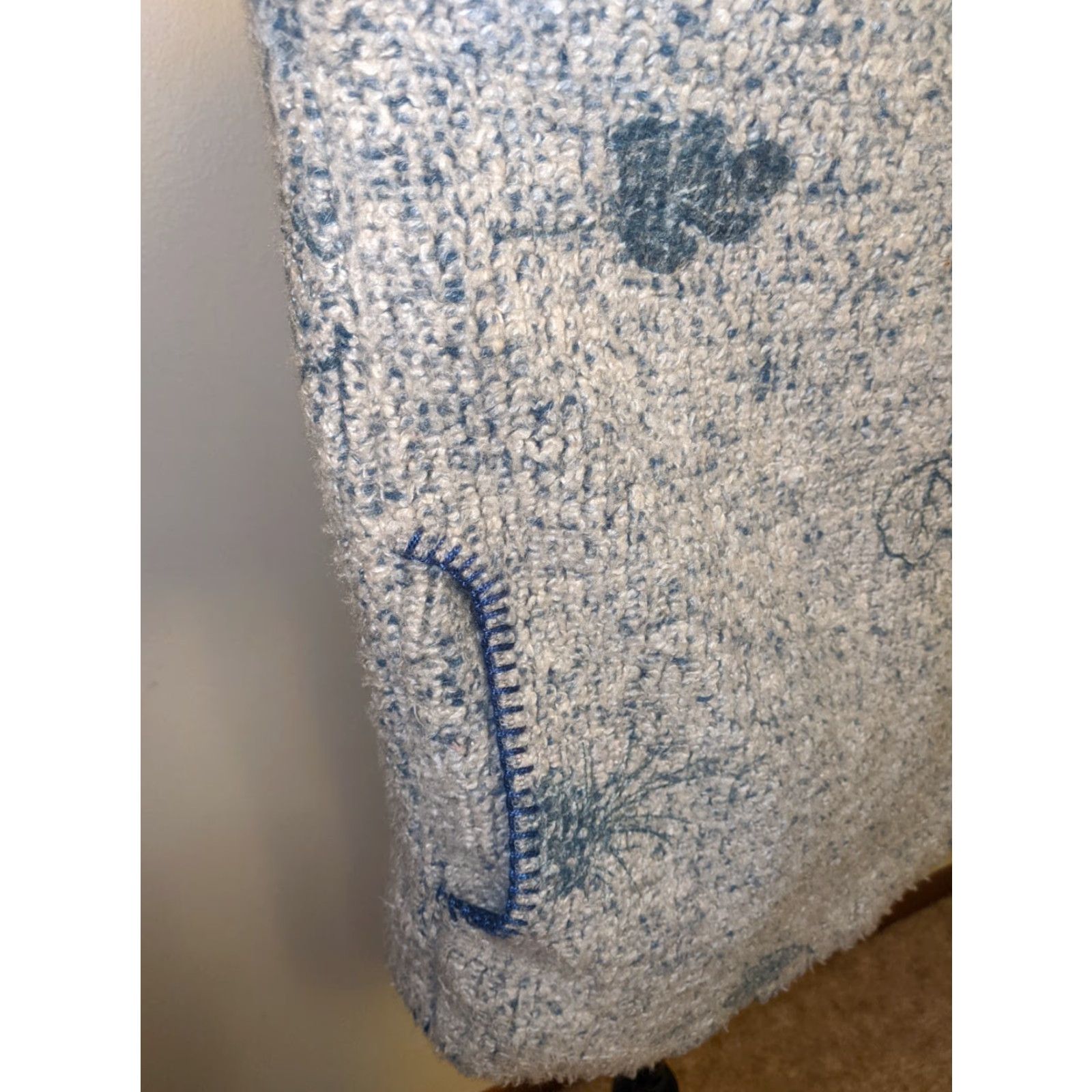 Vintage VINTAGE Artisans Cardigan Sweater Oversized Blue White Bear Leaf 90s Fleece Medium Womens Size M / US 6-8 / IT 42-44 - 5 Thumbnail