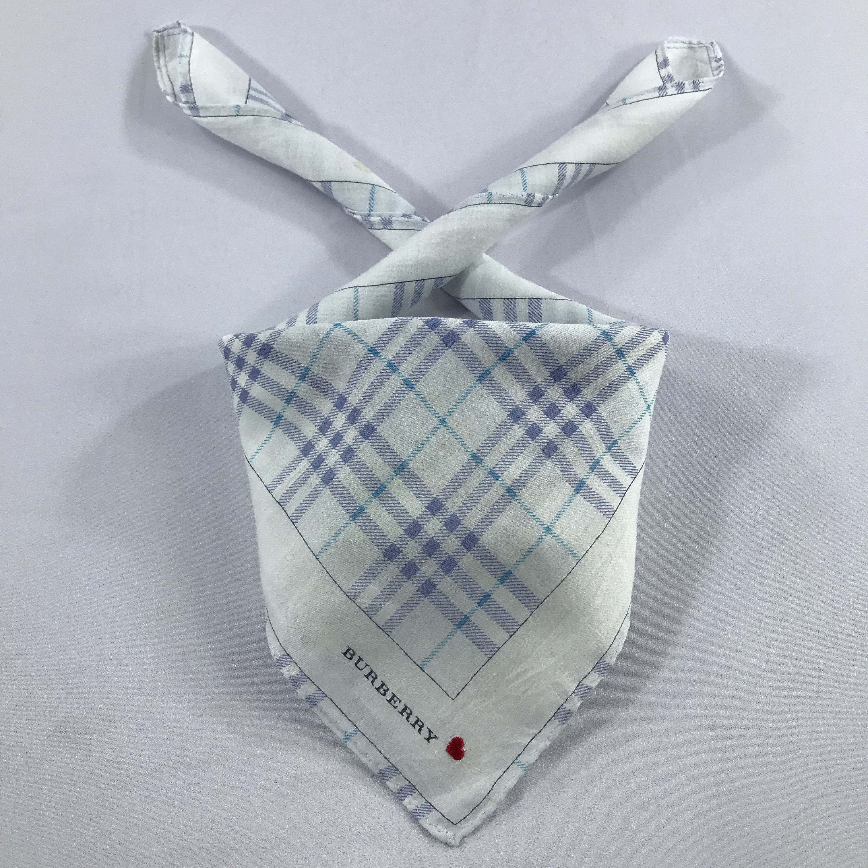 Burberry × Vintage Burberry Bandana / Handkerchief / Neckerchief - S1930 Size ONE SIZE - 5 Thumbnail