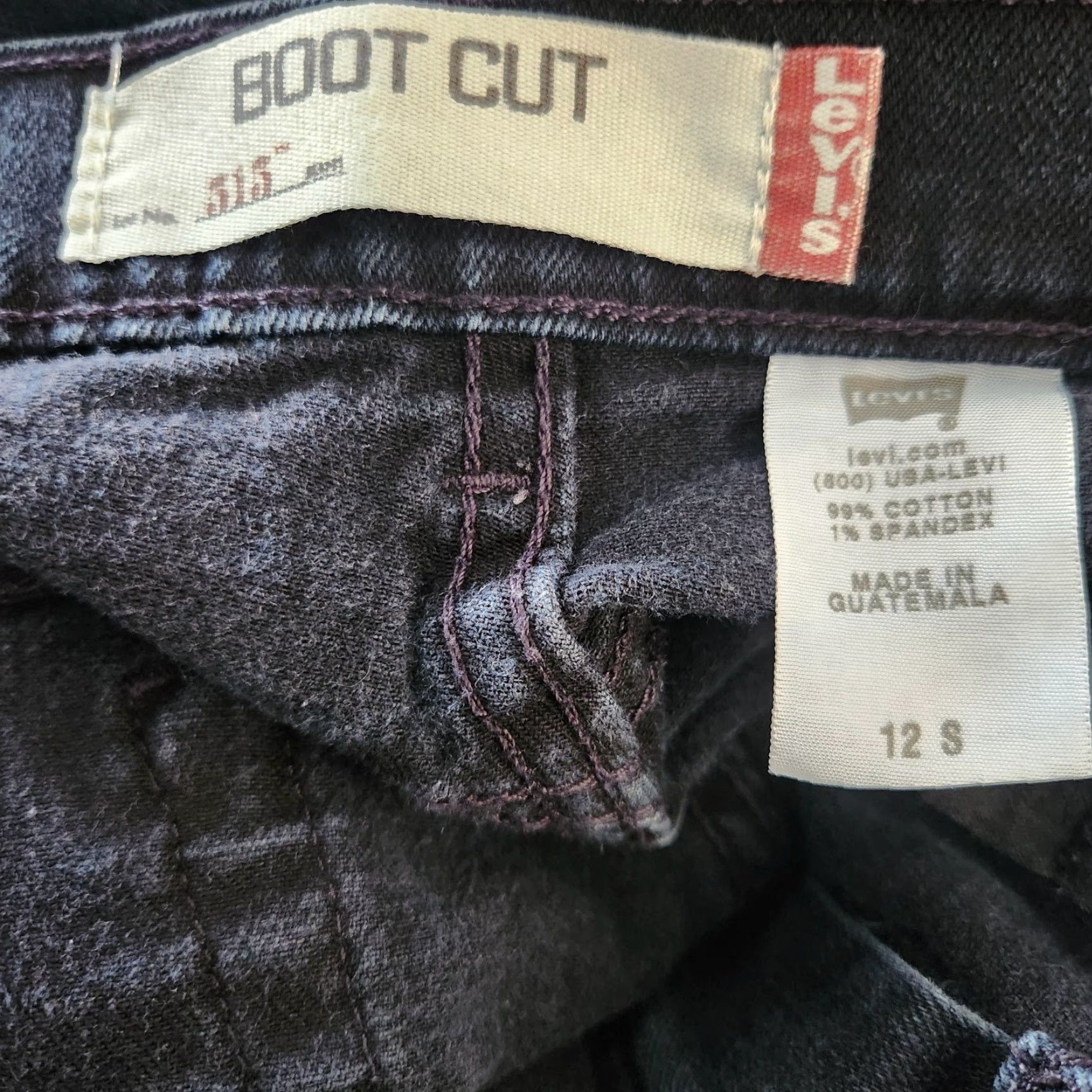 Levi's Levi's 515 Bootcut Jeans Women's Size 12s 27" Blue Mid Rise Dark Wash Y2K VTG Jeans Size 34" / US 12 / IT 48 - 7 Thumbnail