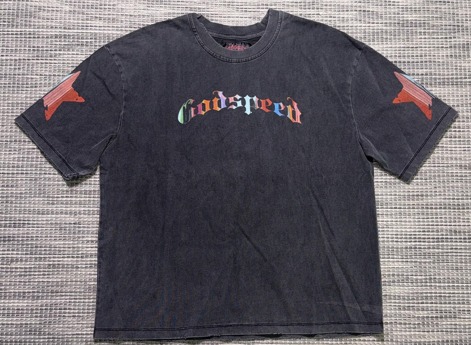 Godspeed Godspeed Grey Wash Pastel Cowboy Tee Size US S / EU 44-46 / 1 - 1 Thumbnail