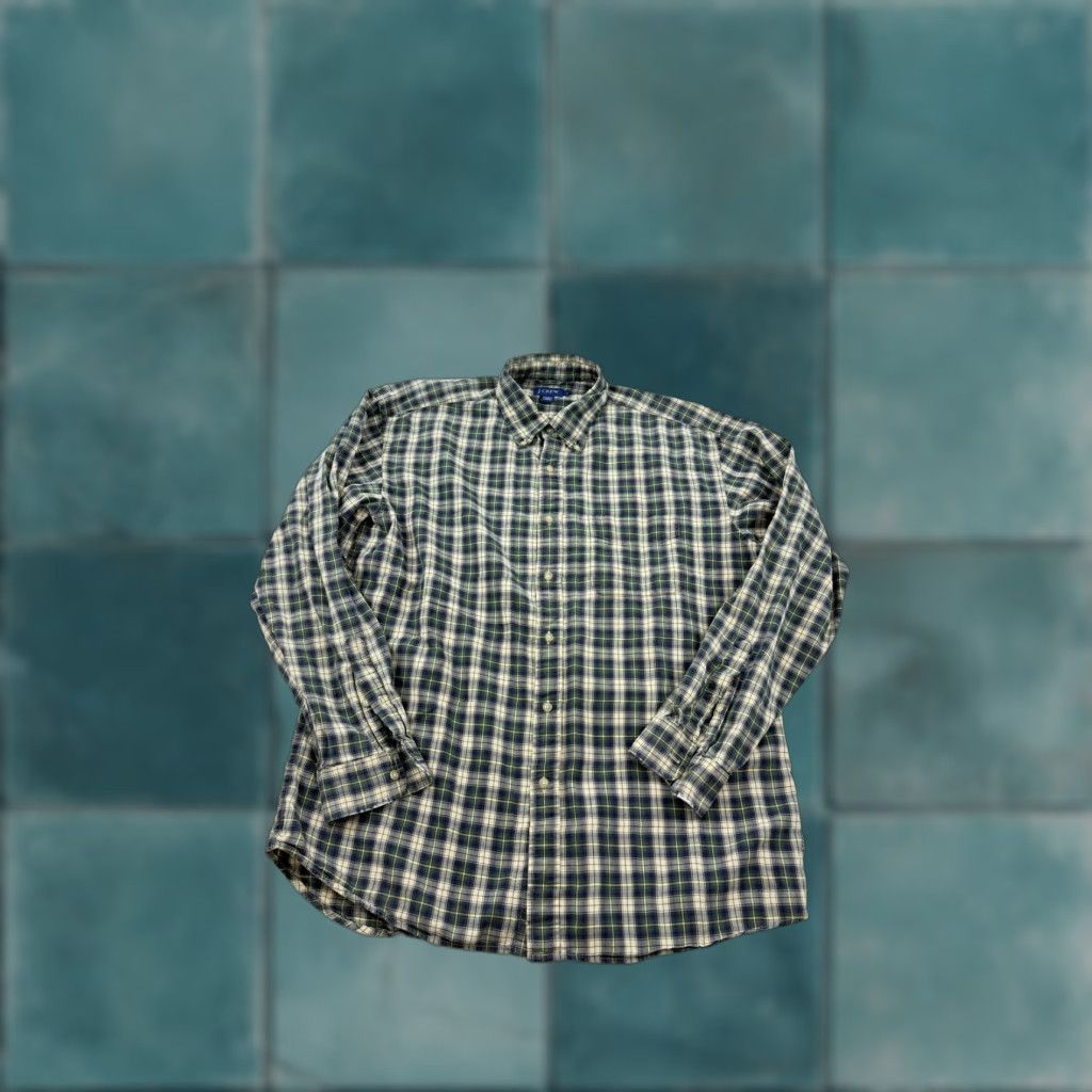 J.Crew J.Crew Shirt Mens L Blue Plaid Button-Down Long Sleeve Casual Size US L / EU 52-54 / 3 - 1 Thumbnail