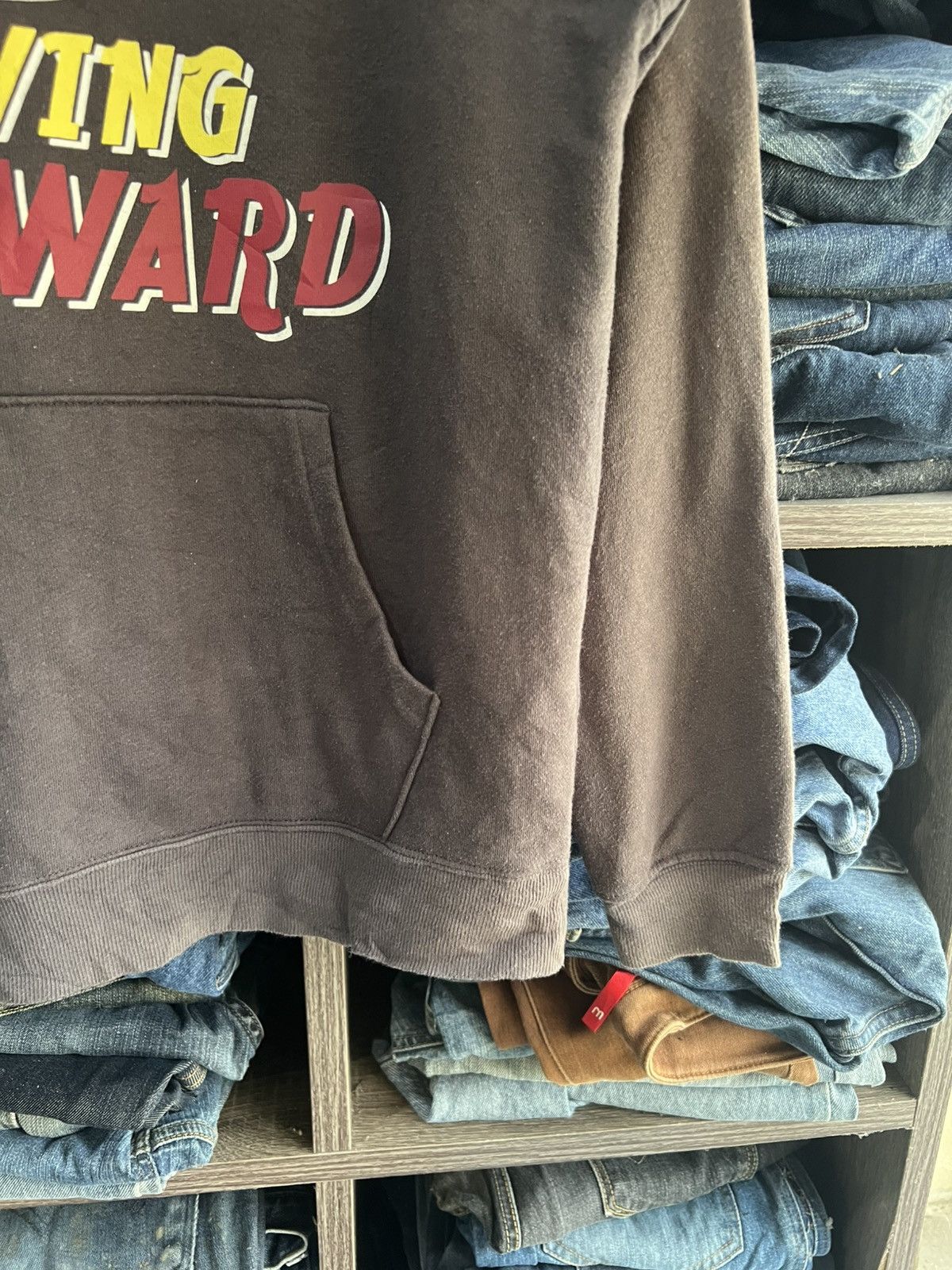 Japanese Brand 🔥Wego Keep Moving Forward Drawstring Hoodie Size US M / EU 48-50 / 2 - 7 Thumbnail