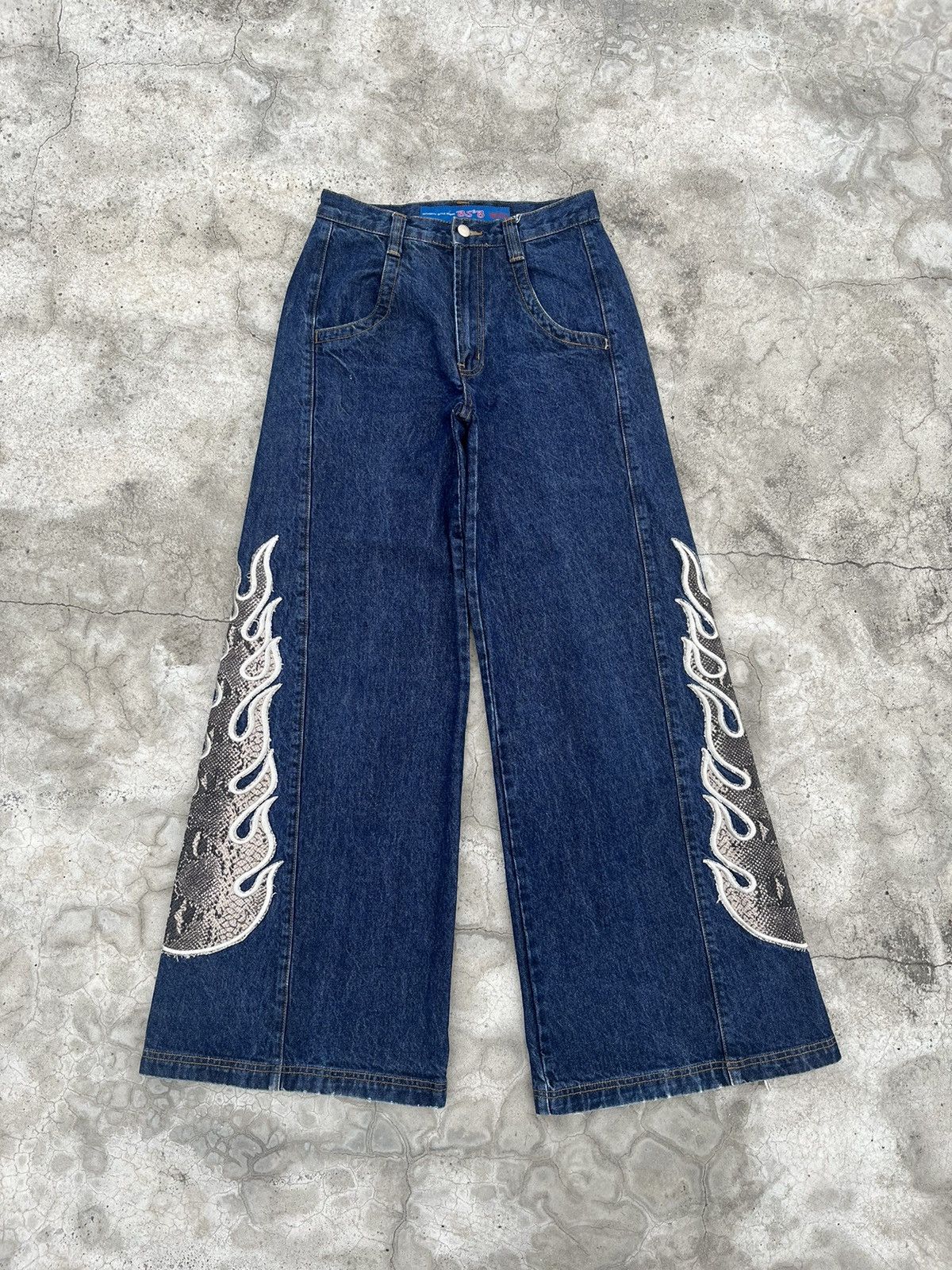 JNCO Vintage Y2K Wide Leg rave skate pant Size US 27 - 1 Thumbnail