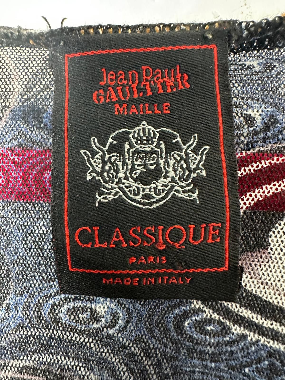 Jean Paul Gaultier Jean Paul Gaultier F/W 1996 Psychedelic Print Top Size L / US 10 / IT 46 - 5 Thumbnail