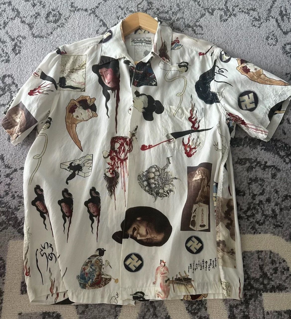 Wacko Maria Wacko Maria 18SS shirt short sleeve - DMC Size US S / EU 44-46 / 1 - 1 Thumbnail