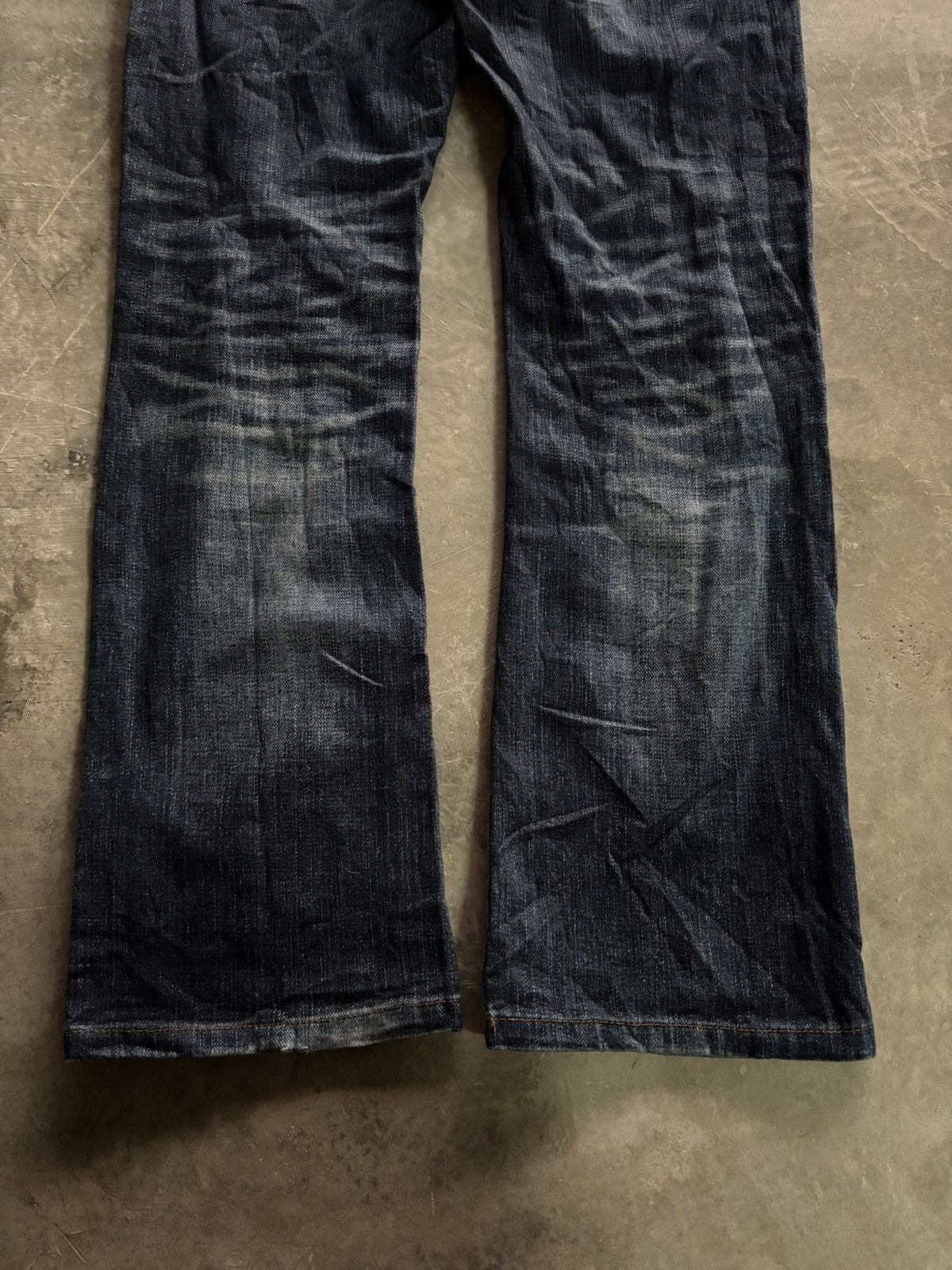 If Six Was Nine Distressed Flare SEMANTIC DESIGN punk grunge style japanese Size US 31 - 16 Thumbnail