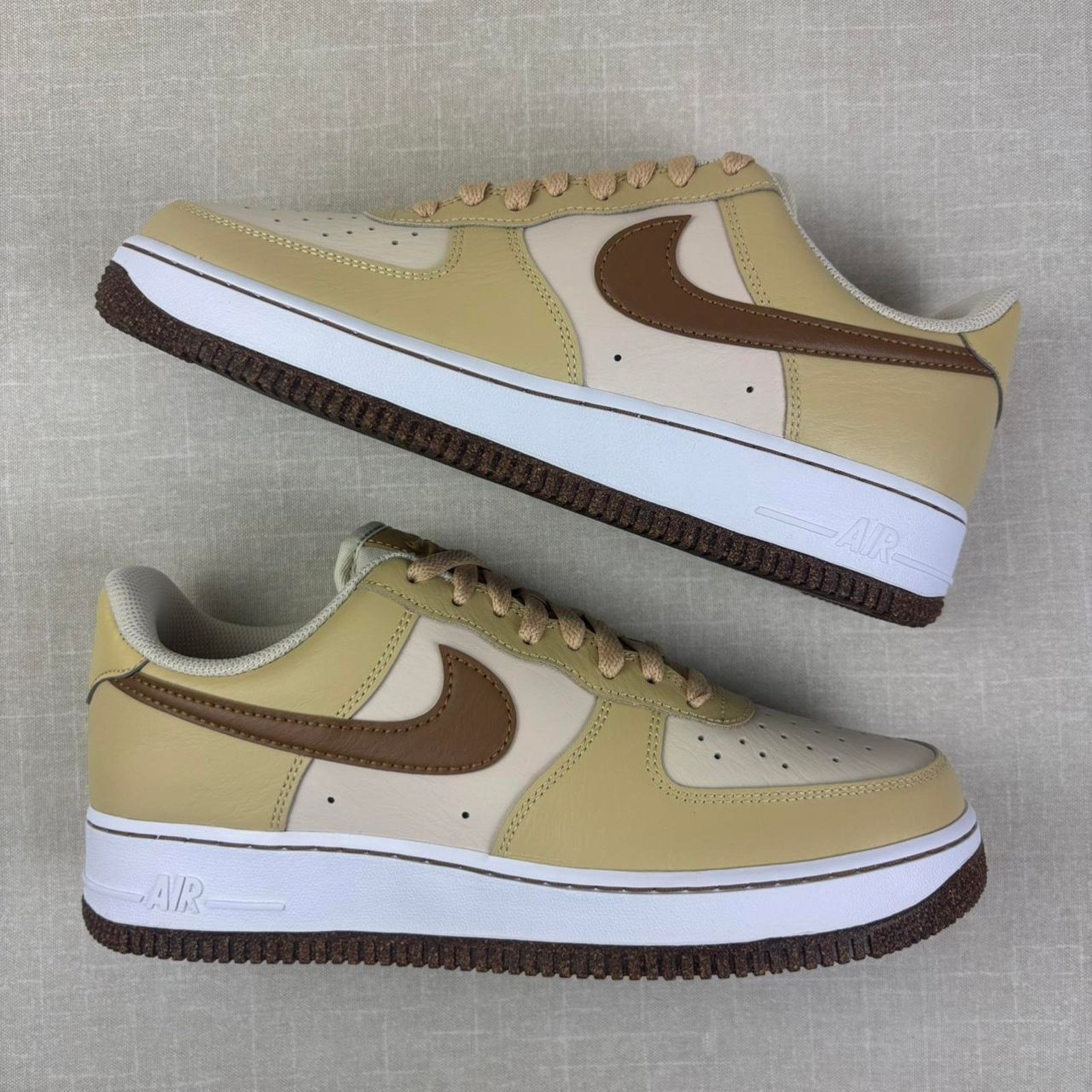 Nike 🍂 2022 Nike Air Force 1 Low “Pearl White Sesame” 9.5M Size US 9.5 / EU 42-43 - 2 Thumbnail