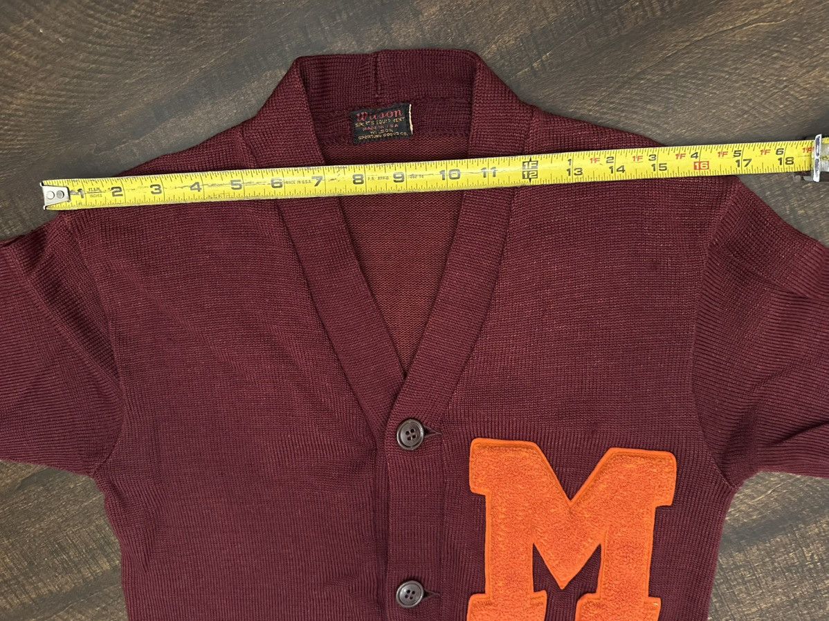 Wilson VTG 50’s/60’s Wilson’s Letterman Sweater-28.5x17.5-(Men’s S) Size US S / EU 44-46 / 1 - 9 Thumbnail