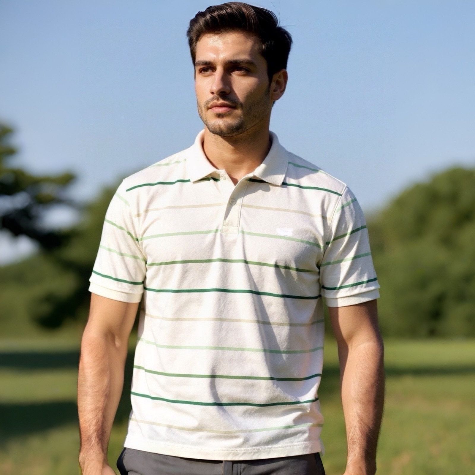 Banana Republic Banana Republic Fitted Polo Shirt Size US L / EU 52-54 / 3 - 1 Thumbnail