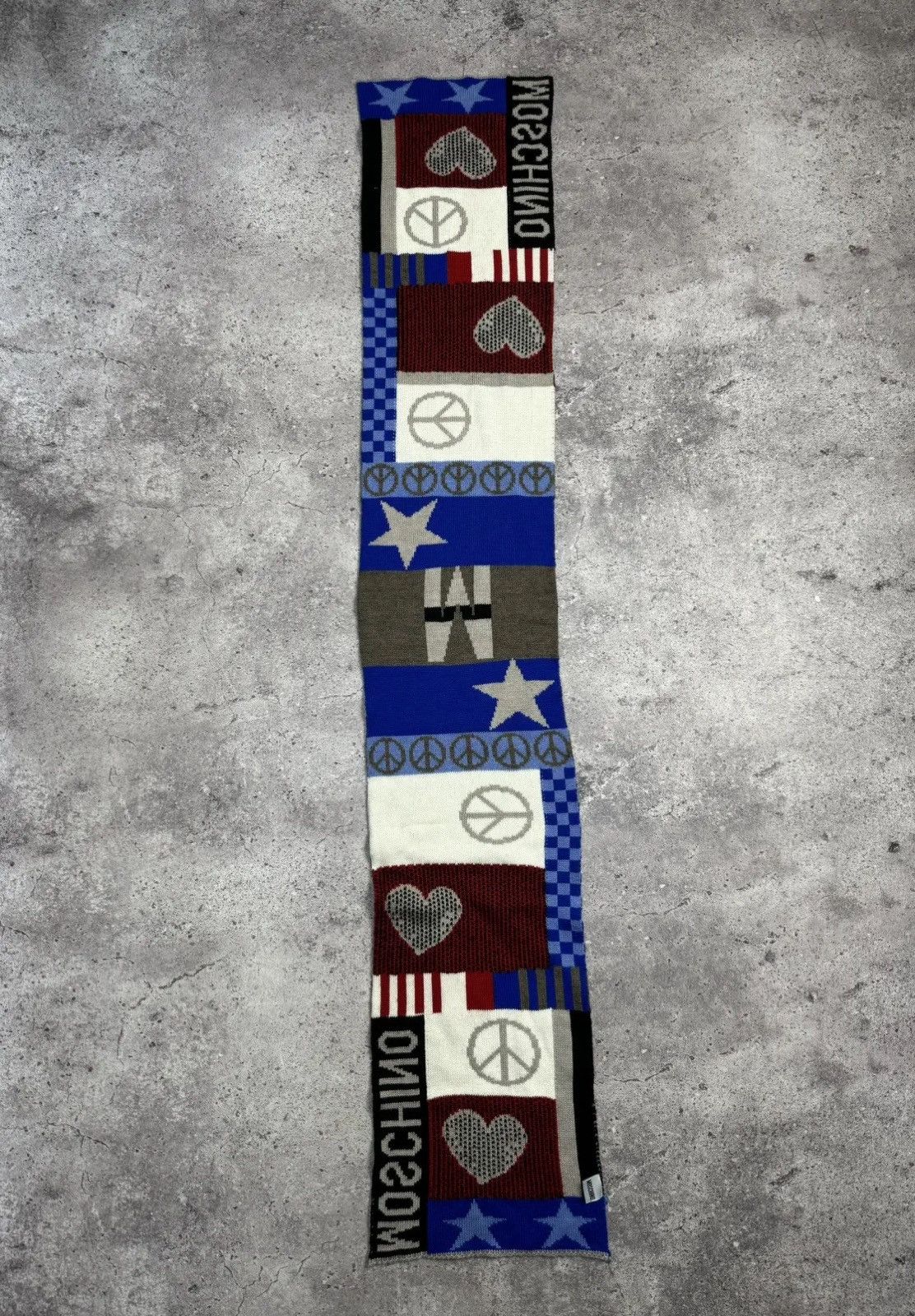 Moschino Vintage Moschino Scarf Multicolour Love Moschino wool Size ONE SIZE - 6 Thumbnail