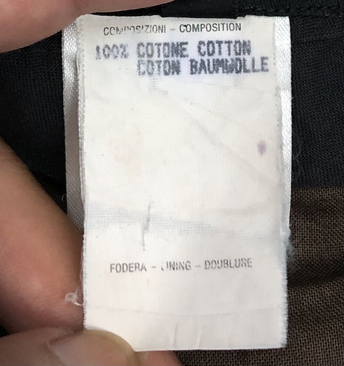 Gucci × Vintage Gucci Men's Cotton Pants – Made in Italy Size US 29 - 15 Thumbnail