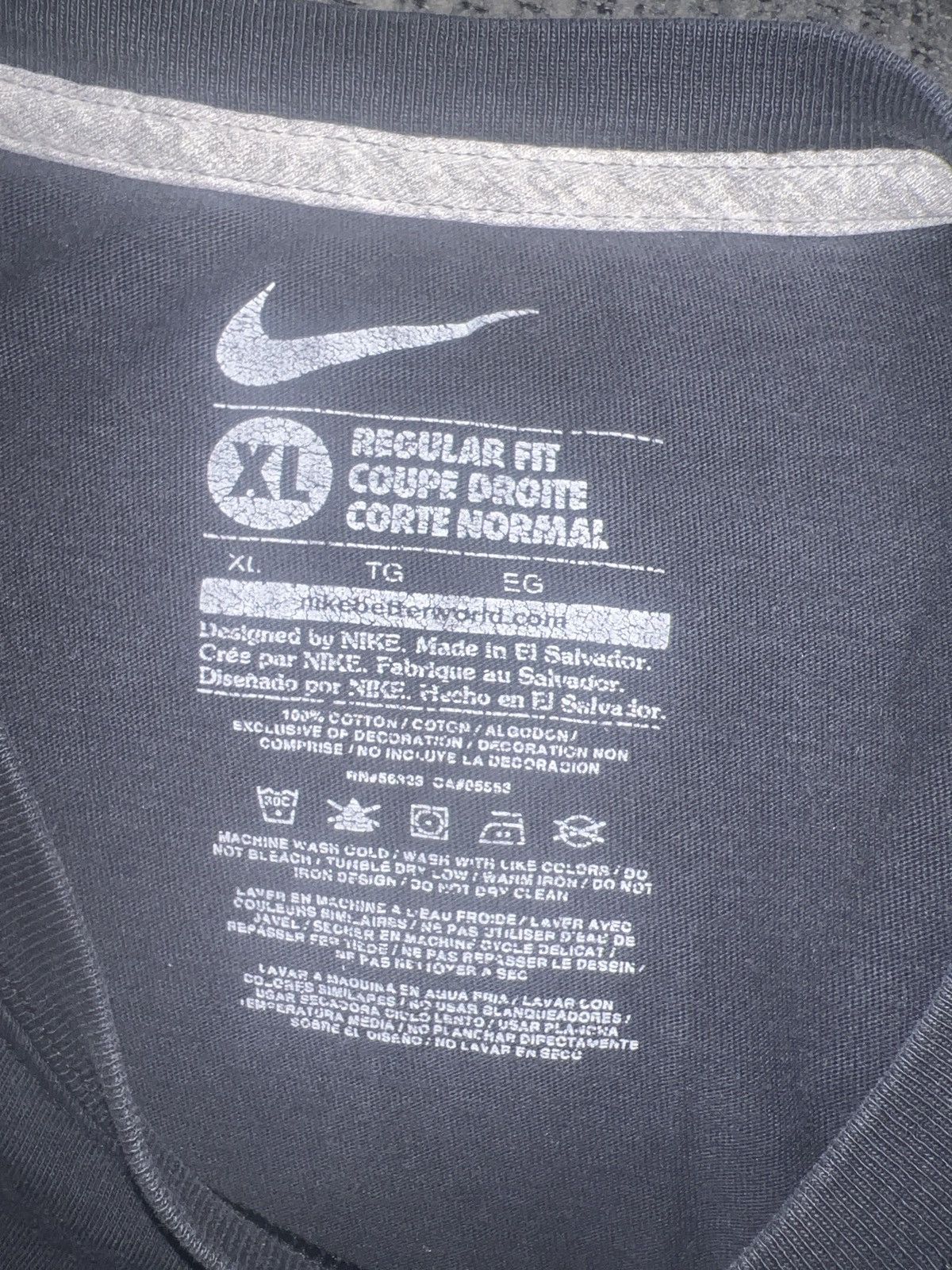 Nike Nike Regular Fit Big Logo Tee Size US XL / EU 56 / 4 - 5 Thumbnail