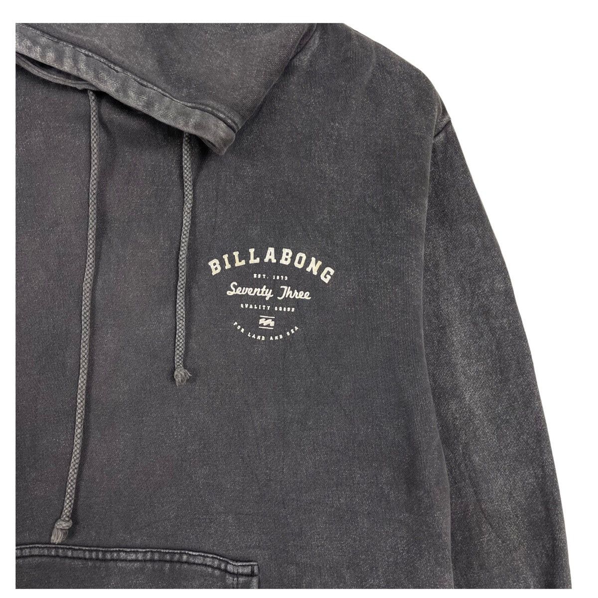 Billabong × Vintage 💥BILLABONG SURF DYED GREY PULLOVER HOODIE Size US M / EU 48-50 / 2 - 6 Thumbnail