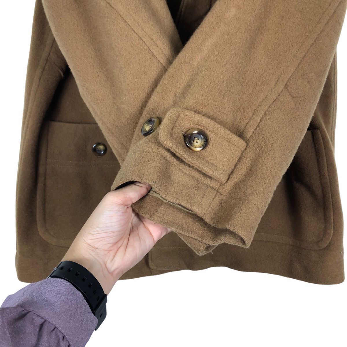 Issey Miyake 🔥Vintage Wool Chore Jacket Hoodie Issey Miyake Hai Sporting Size US M / EU 48-50 / 2 - 16 Thumbnail