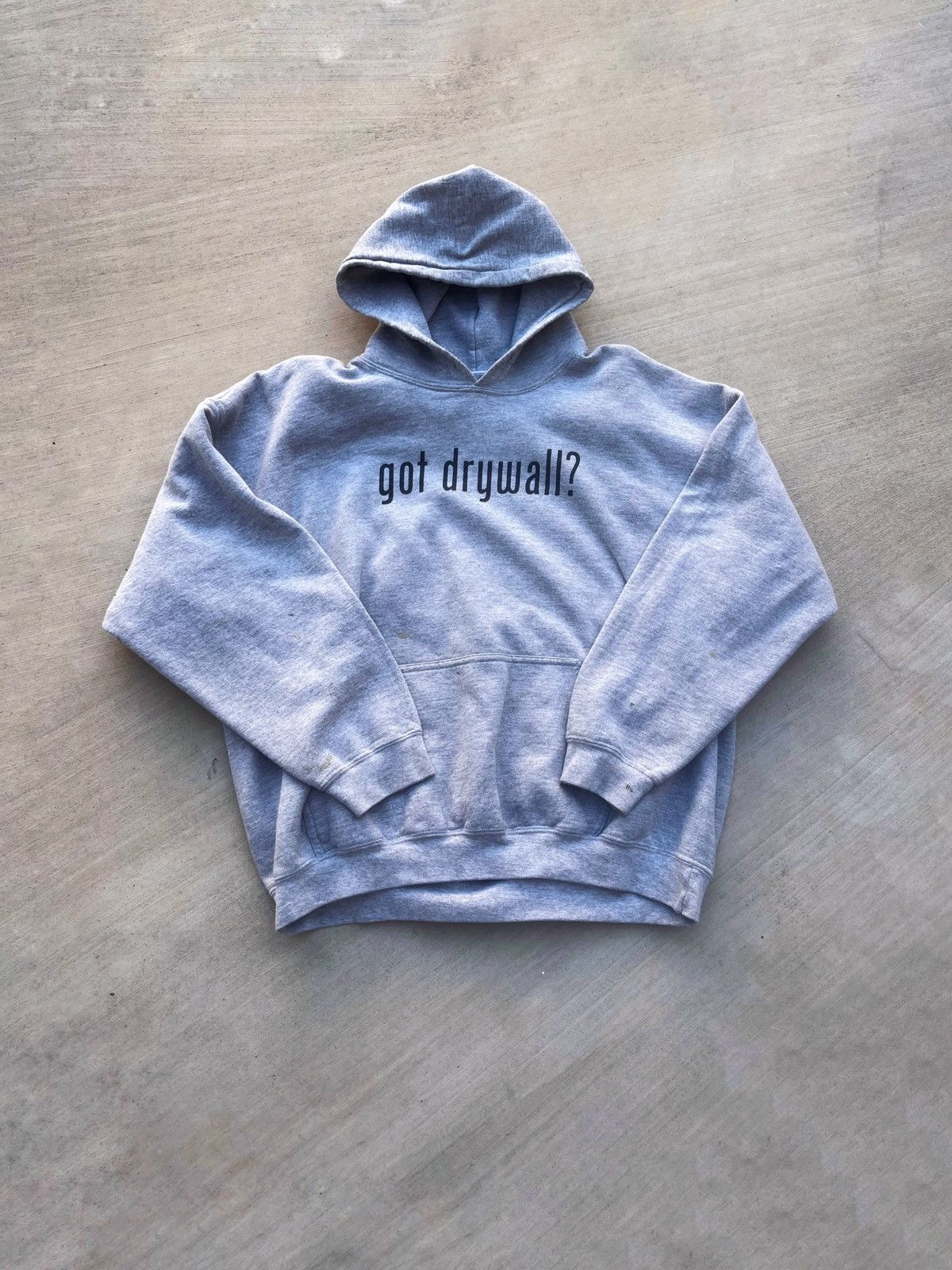 Vintage Vintage 90’s “got drywall?” Hoodie Size US XL / EU 56 / 4 - 1 Thumbnail