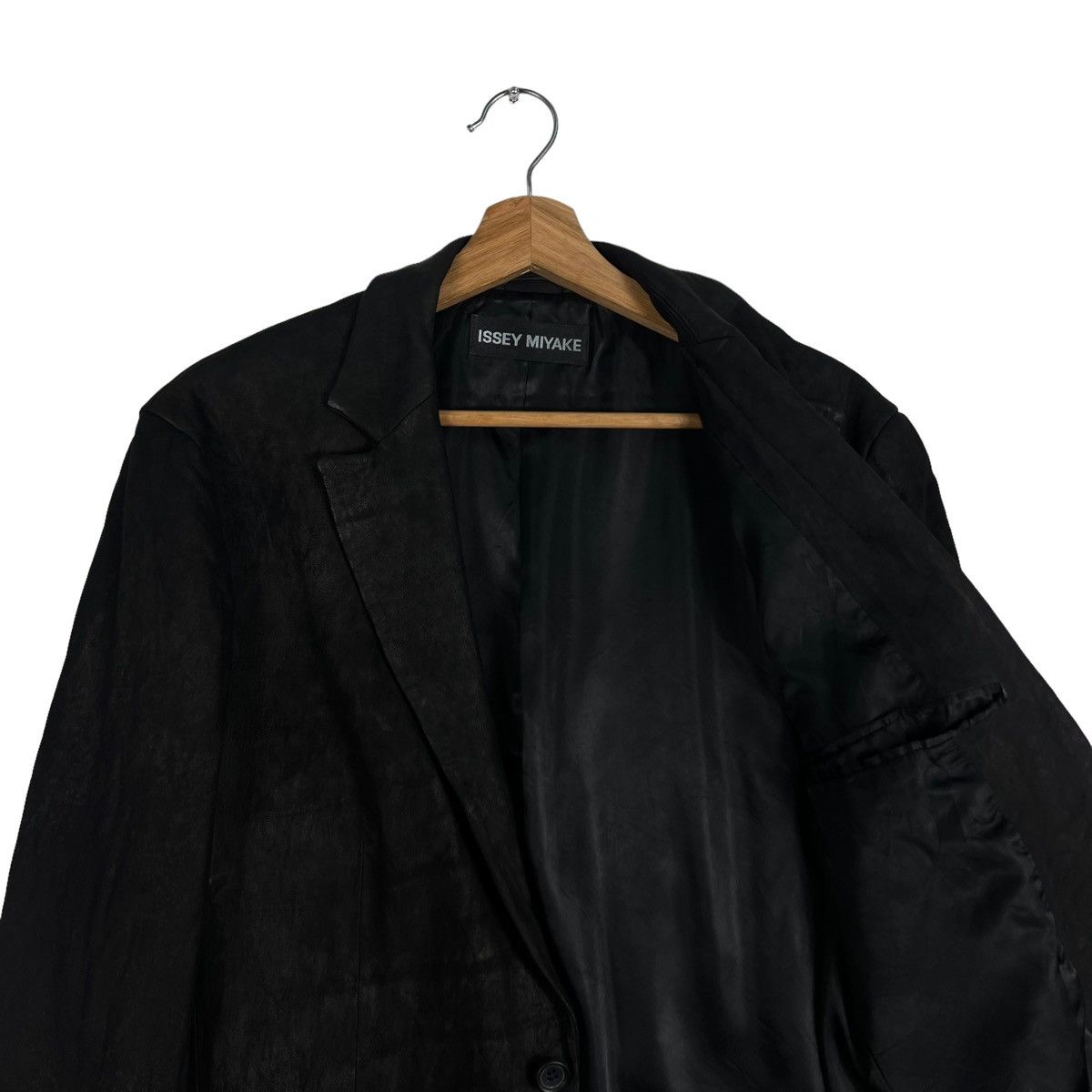 Issey Miyake 🔥VTG ISSEY MIYAKE SHEEPSKIN LEATHER JACKET DOUBLE BREAST Size US M / EU 48-50 / 2 - 14 Thumbnail