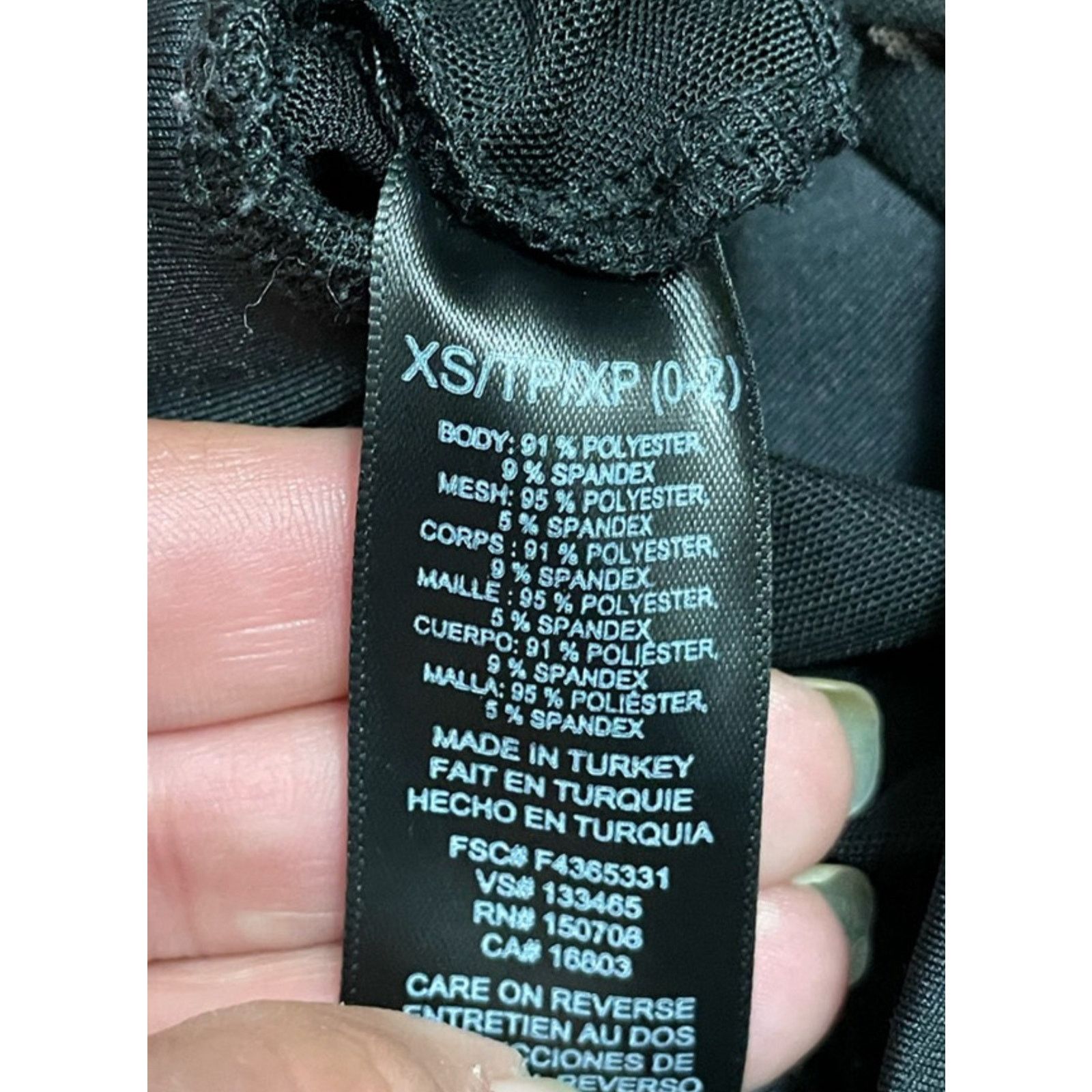 Other Avon Women's Black Racerback Sports Bra Sheer Back XS Size XS / US 0-2 / IT 36-38 - 8 Thumbnail