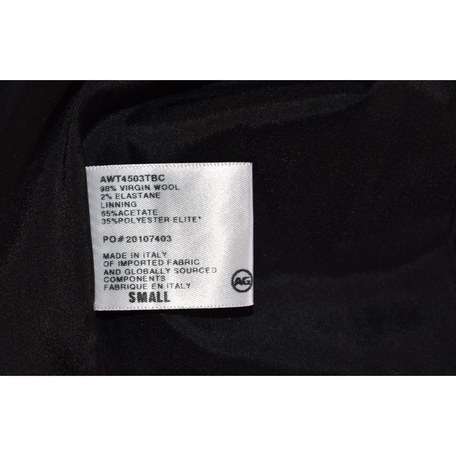 AG Adriano Goldschmied ADRIANO GOLDSCHMIED Wool Patch Pocket Sport Coat Blazer Sz S Size 40R - 7 Thumbnail