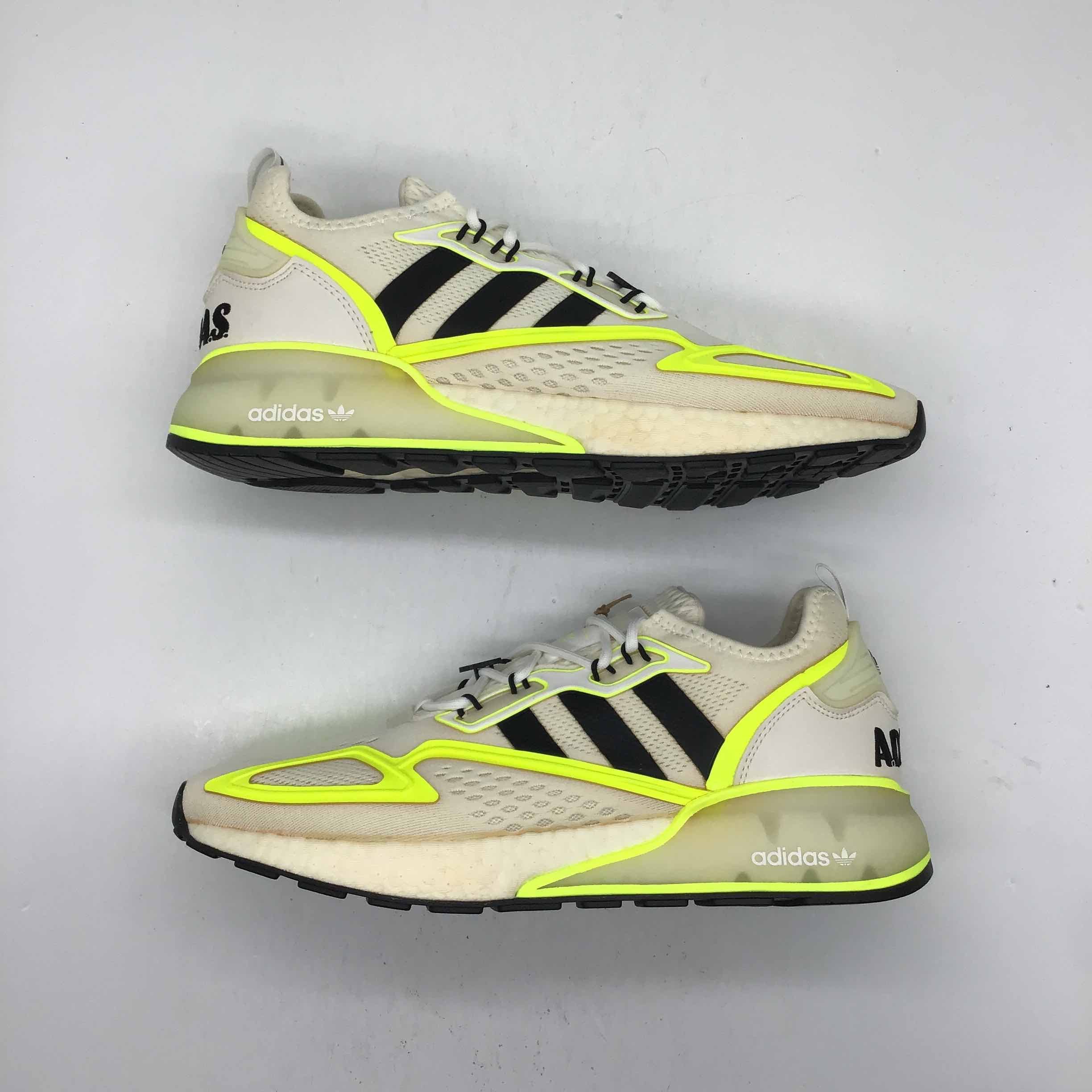 Adidas ZX 2K Boost White Solar Yellow